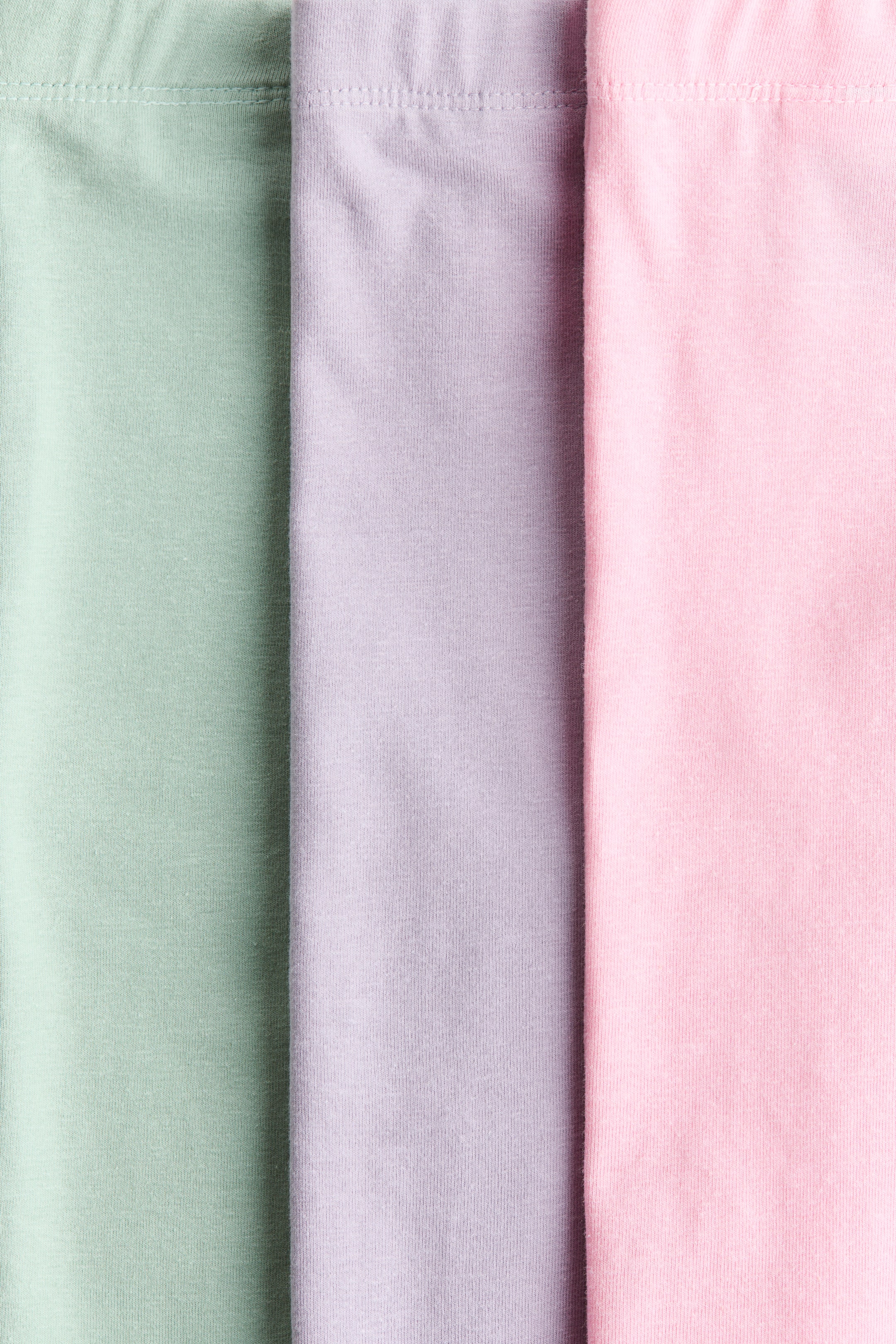 View larger image: 3-pack cotton jersey leggings - Light green/Purple/Pink - Kids | H&M IN 2