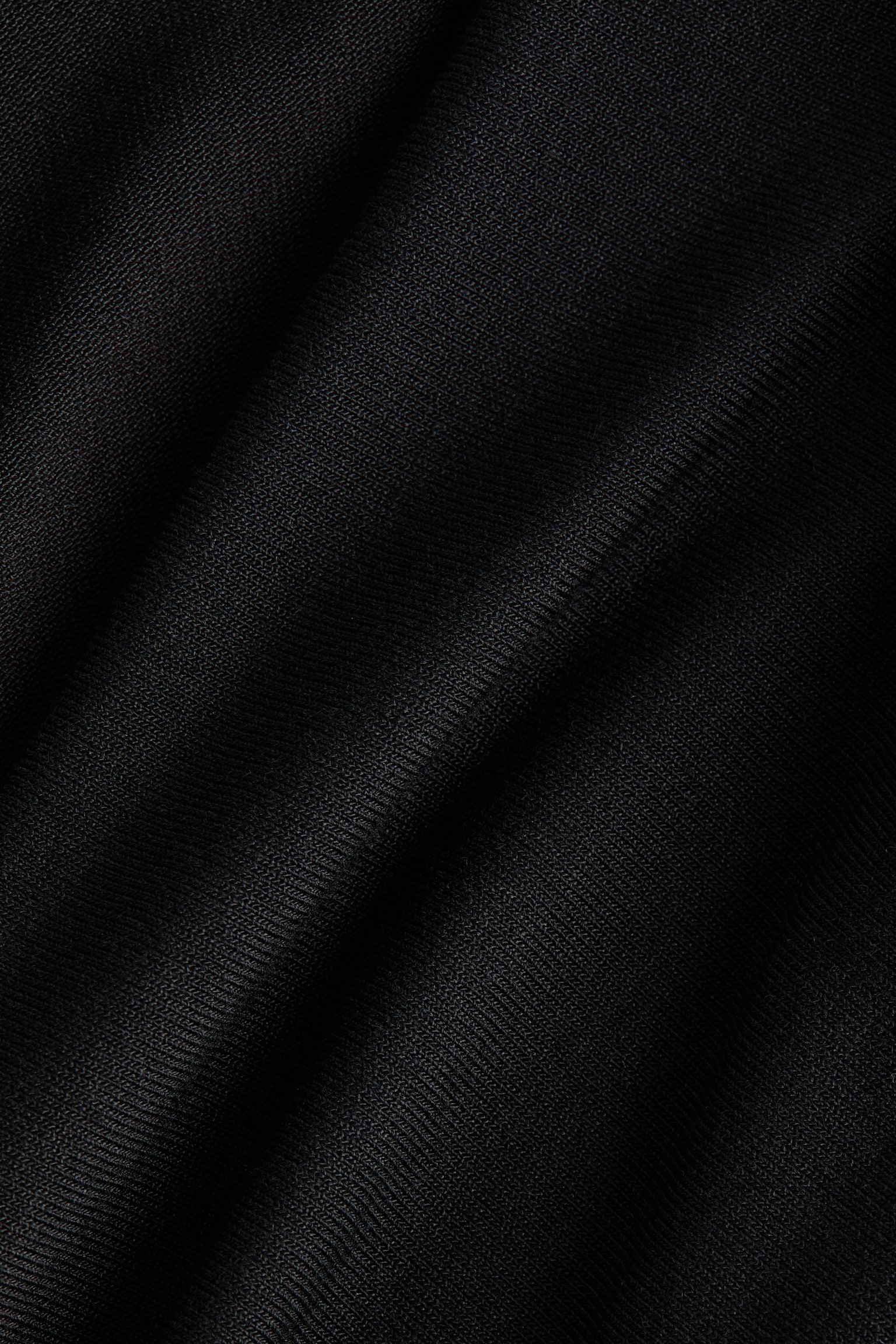 Top i jersey med vandfaldsudskæring bagpå - Sort/Navy blue/Brun - 7