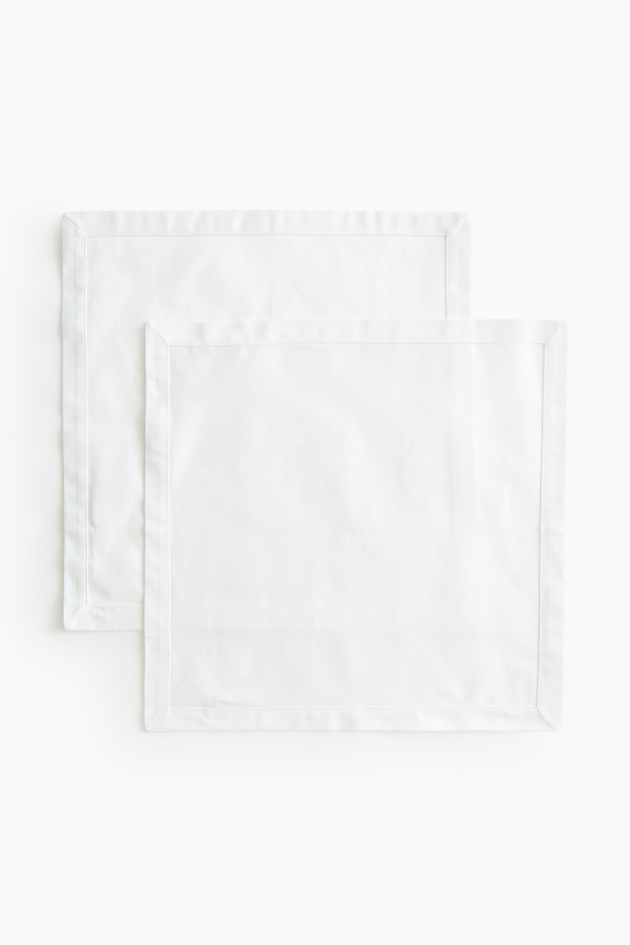 View larger image: 2-Pack Damask Napkins - White | H&M CA 2