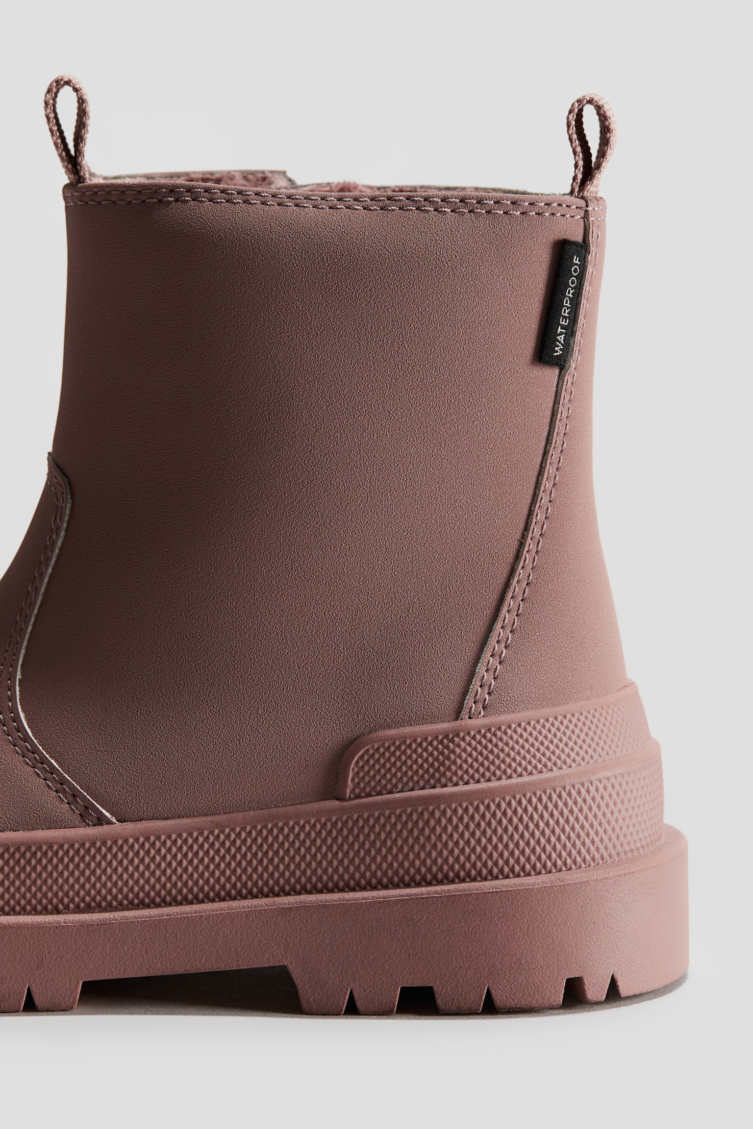 Waterproof Chelsea boots - Dusty pink/Black - 2