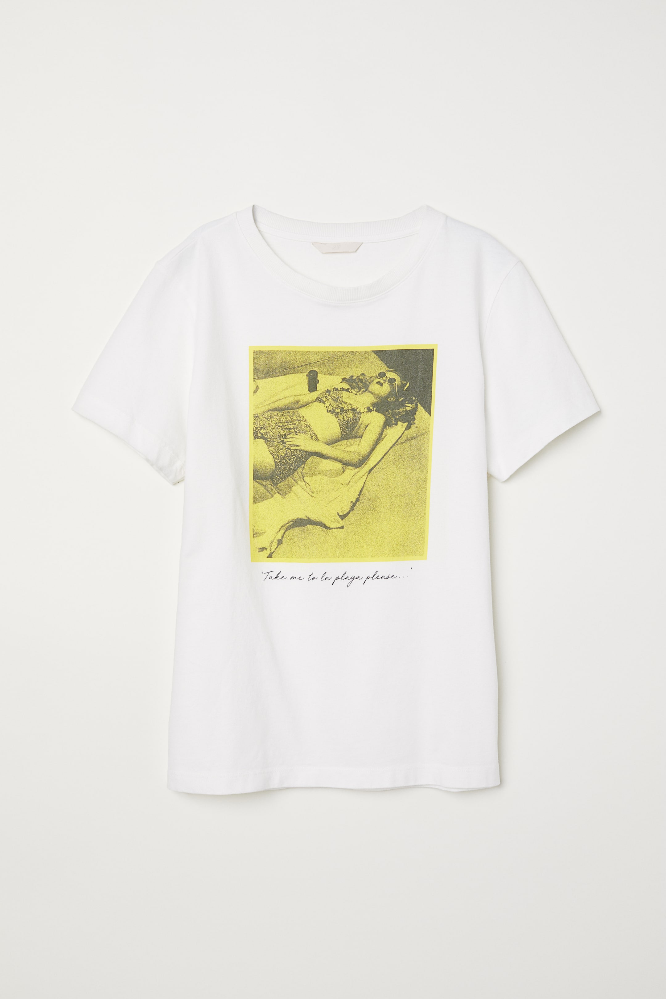 Agrandir l'image: T-shirt avec impression - Blanc - FEMME | H&M BE 1