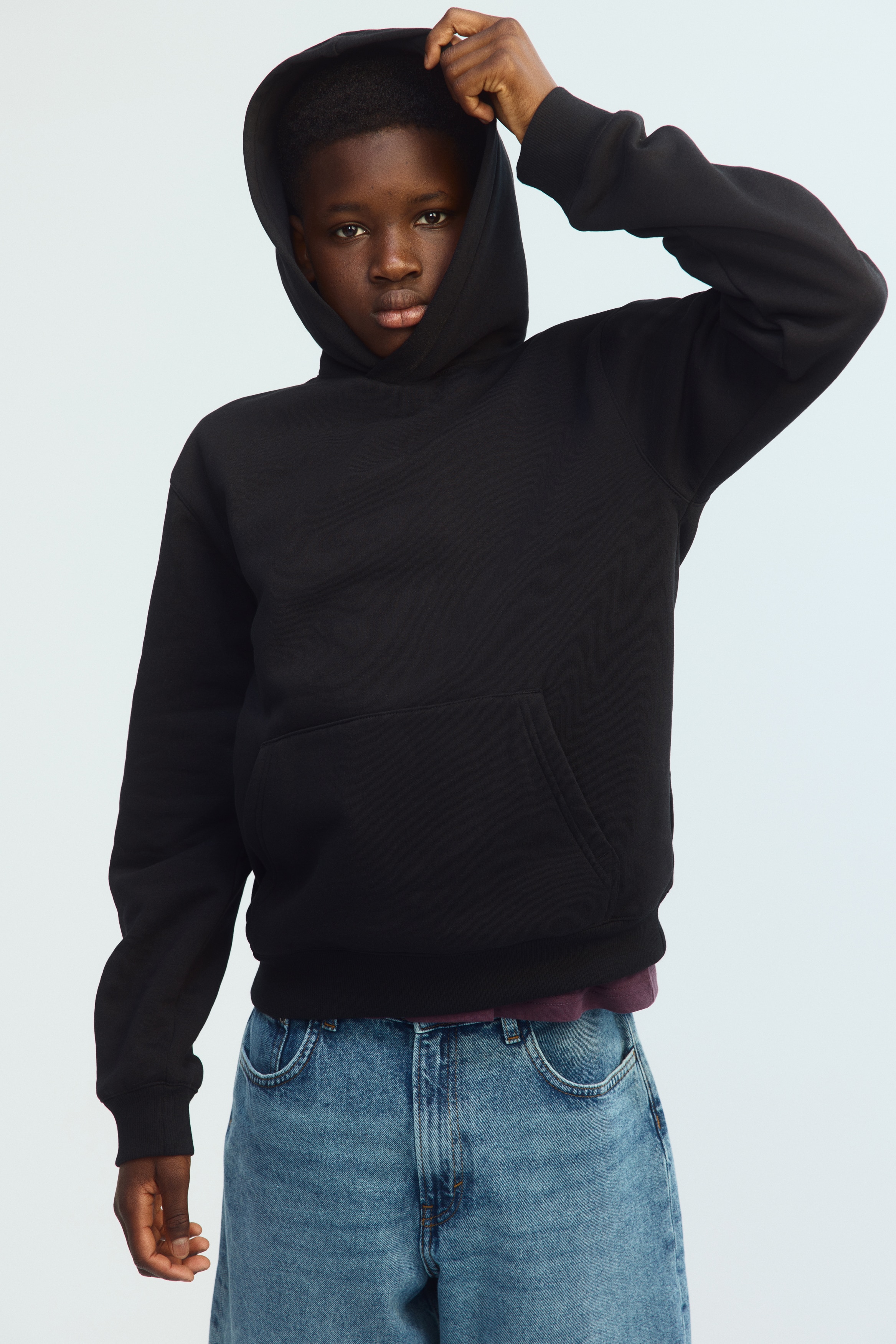 Sudadera con interior peinado - Negro/Gris jaspeado claro/Azul marino/Gris oscuro/Beige
