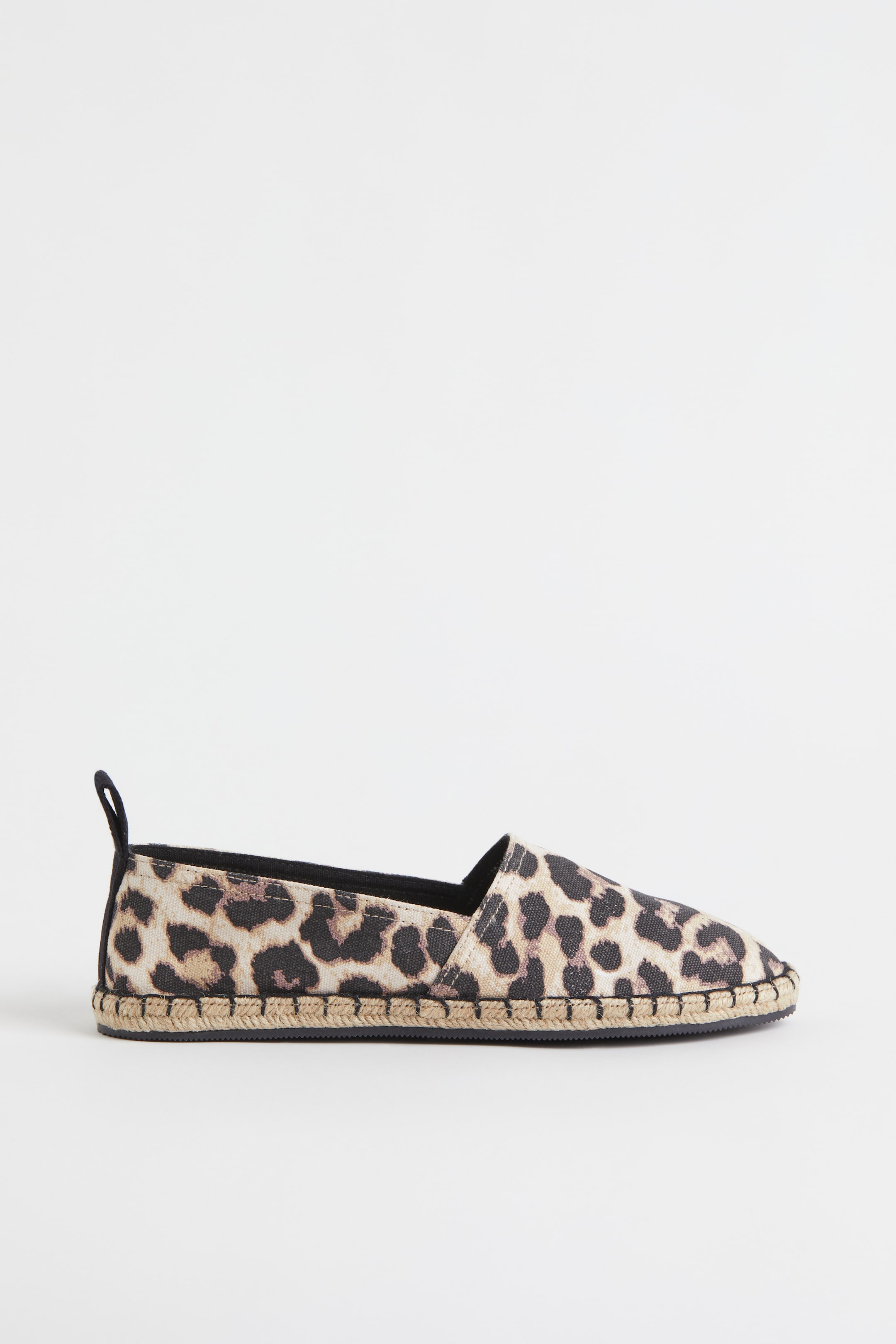 View larger image: Cotton espadrilles - Beige/Leopard print - Ladies | H&M 1