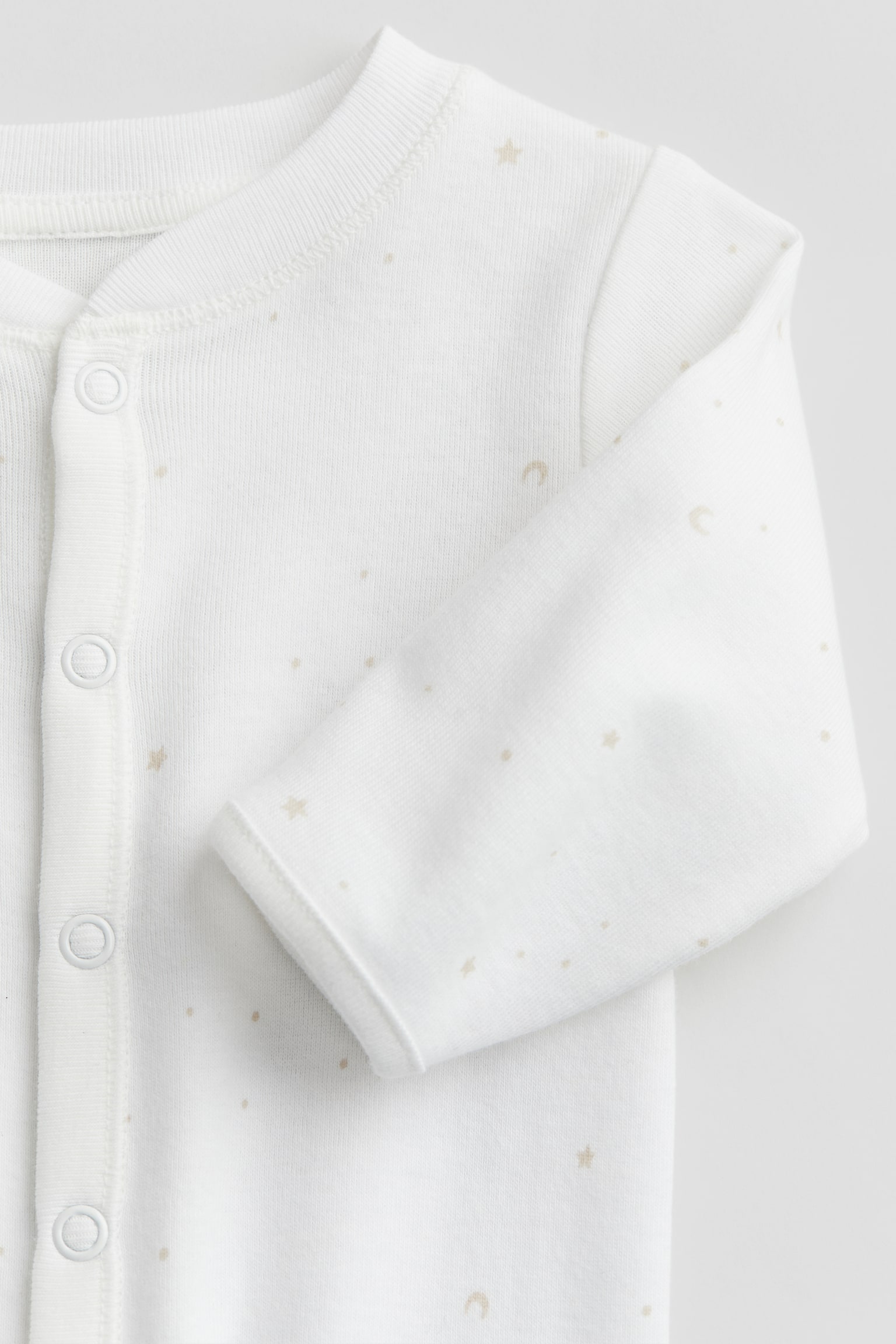 5-piece Cotton Jersey Gift Set - White/Stars - 5