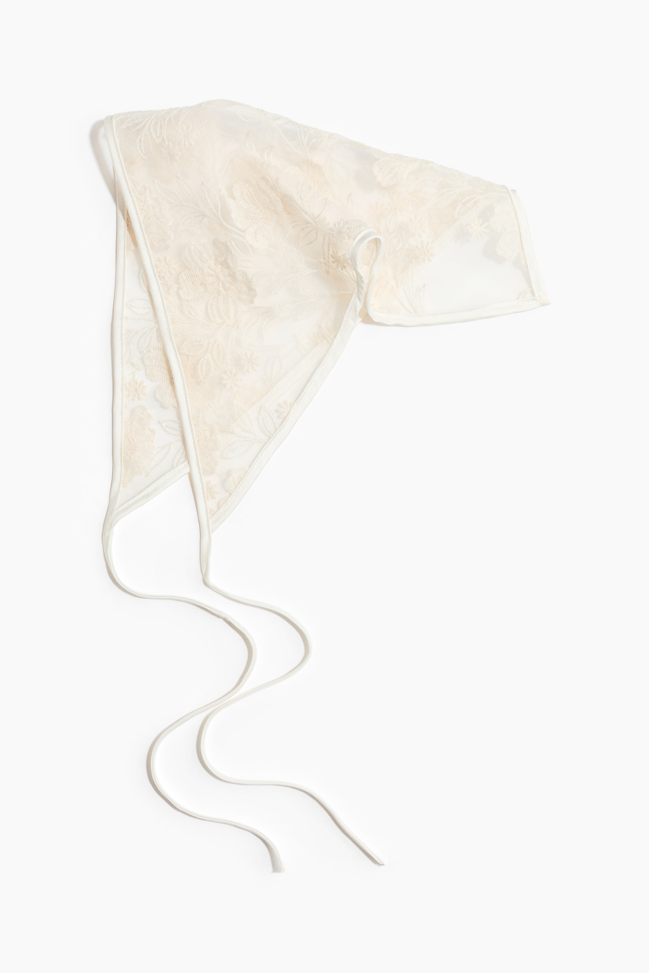 View larger image: Lace head scarf - White - Ladies | H&M IN 1