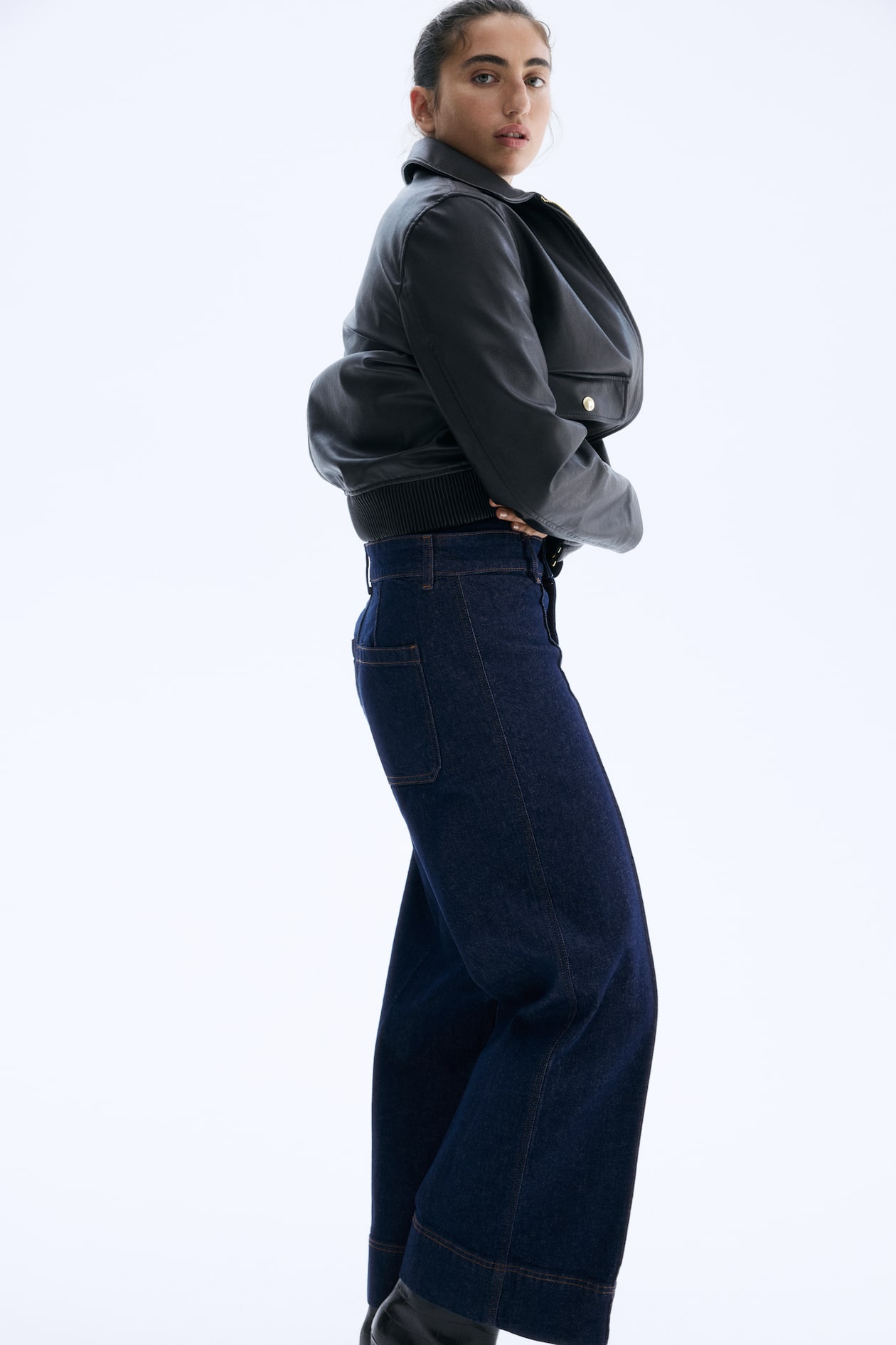 Wide High Ankle Jeans - image 5