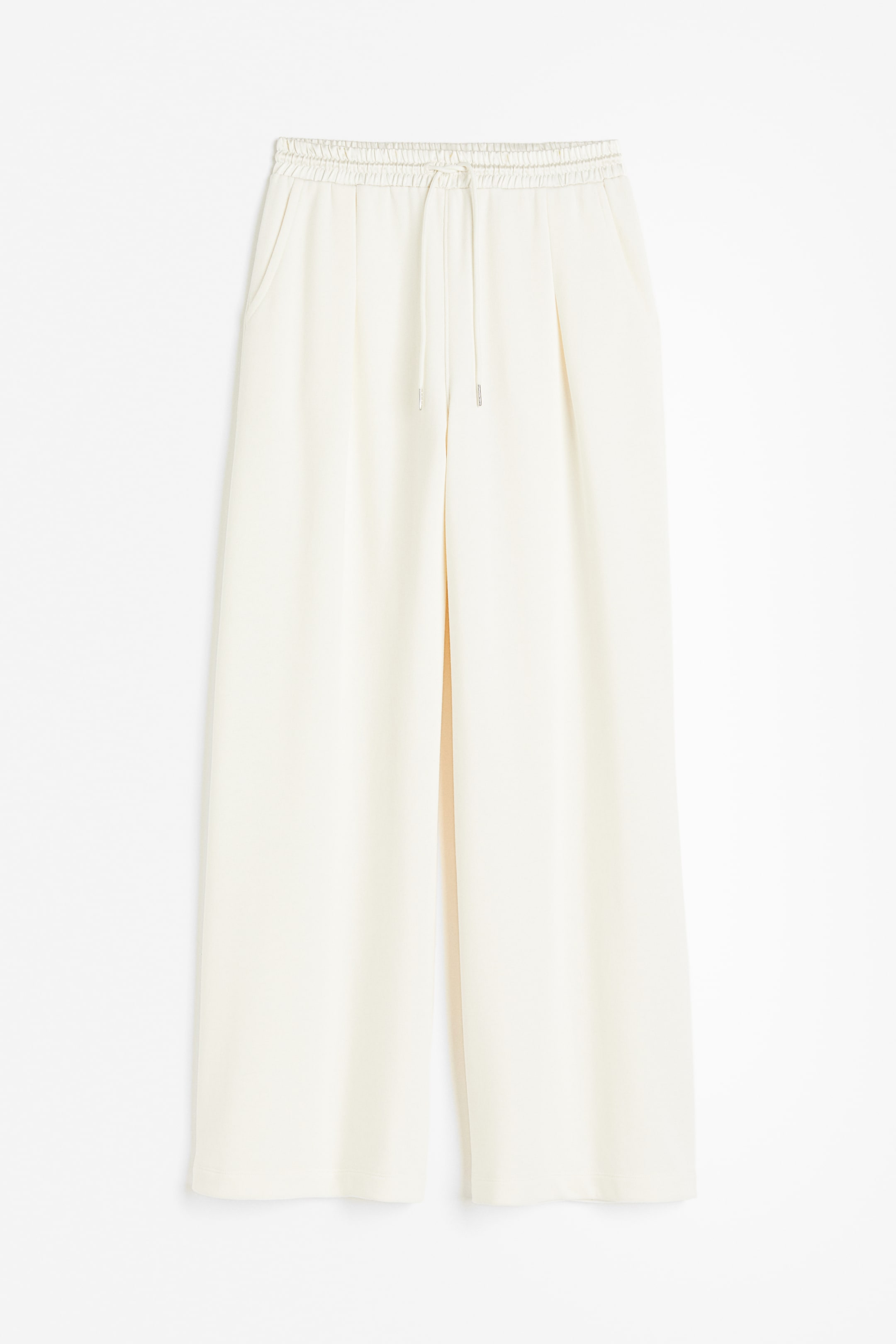 View larger image: Pleat-detail joggers - Cream - Ladies | H&M IN 1