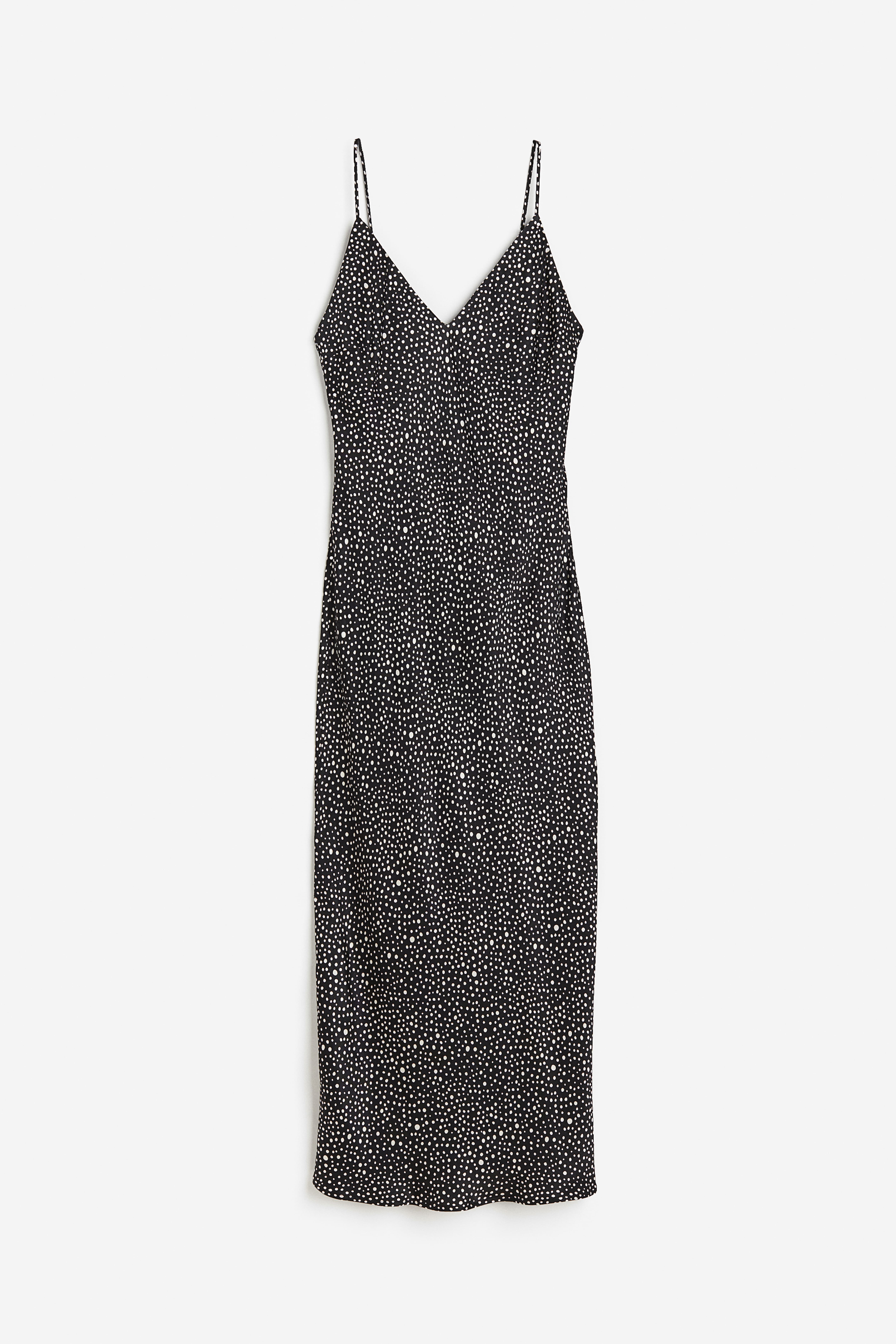 H&m vestido lunares fashion negro