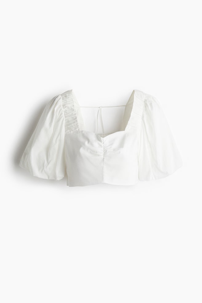MAMA Cropped top - Hvit - 1