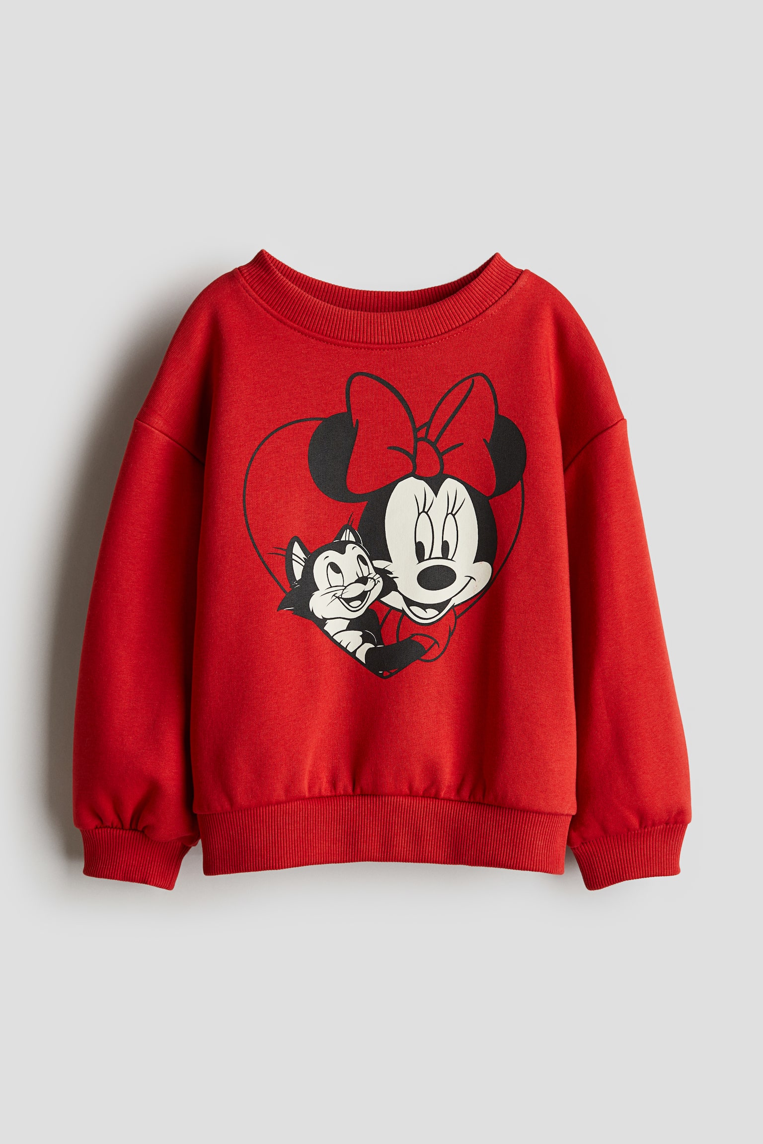 Mönstrad sweatshirt - Röd/Mimmi Pigg/Vit/Lilo & Stitch/Röd/Snobben/Svart/101 Dalmatinerna - 1