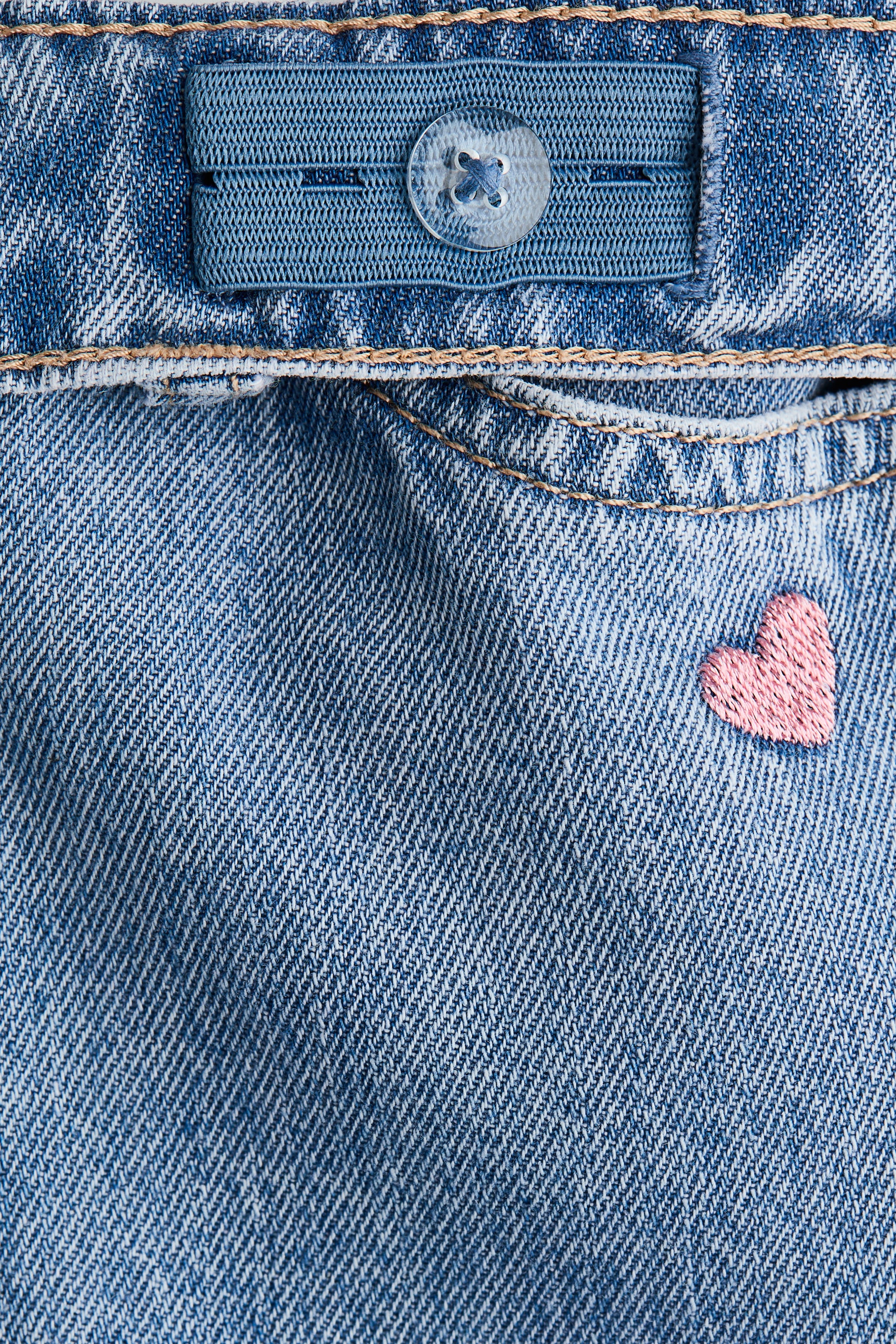 Jean à jambes larges avec motifs