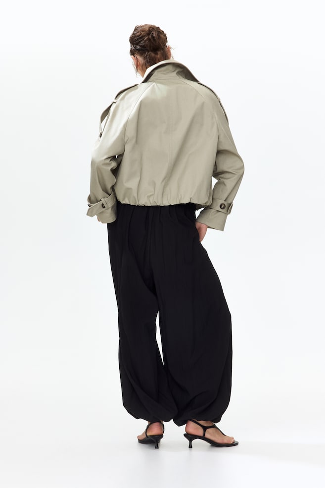 Short Trench Coat - Light taupe - 6
