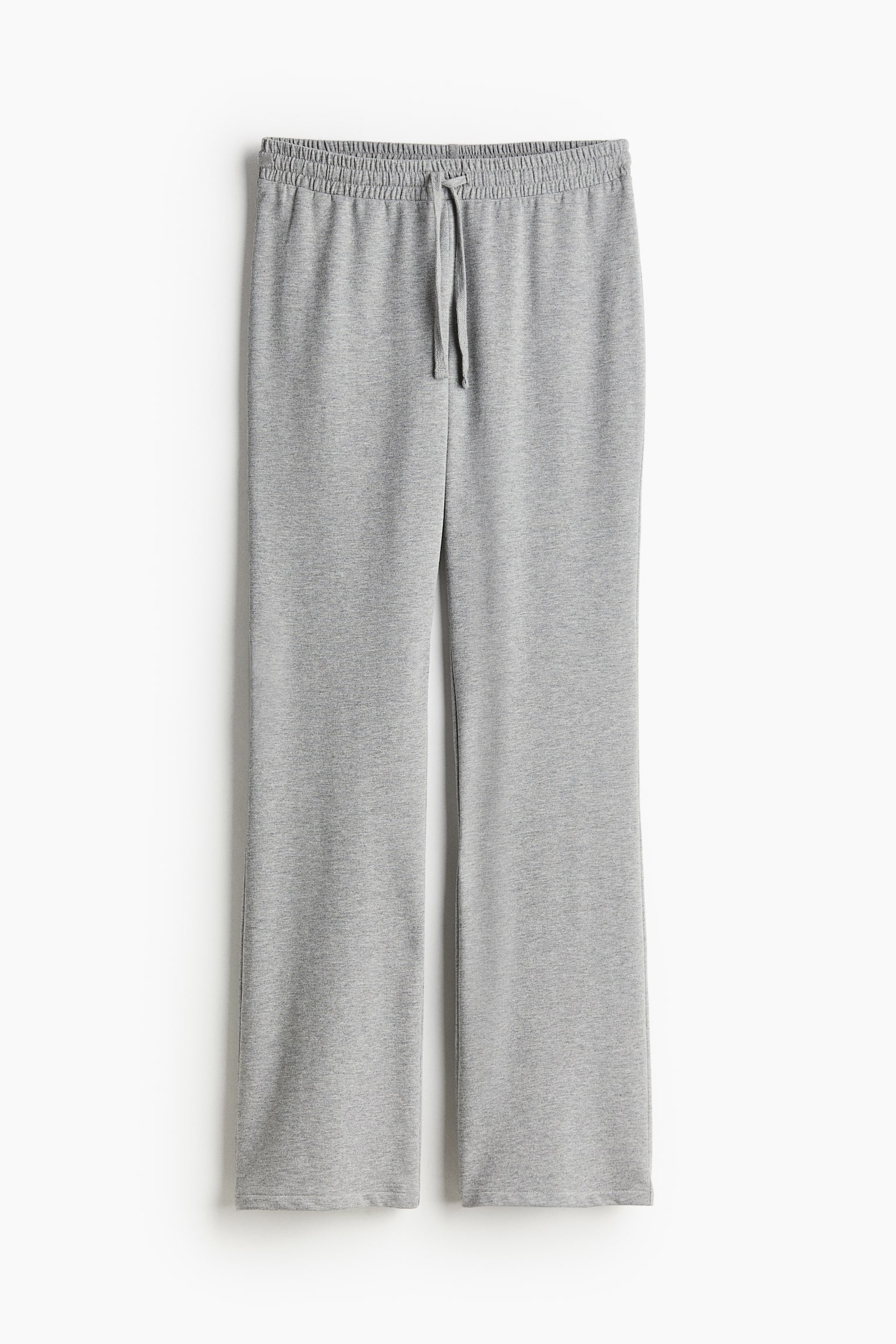 Straight sweatpants - Grey marl/Black - 2