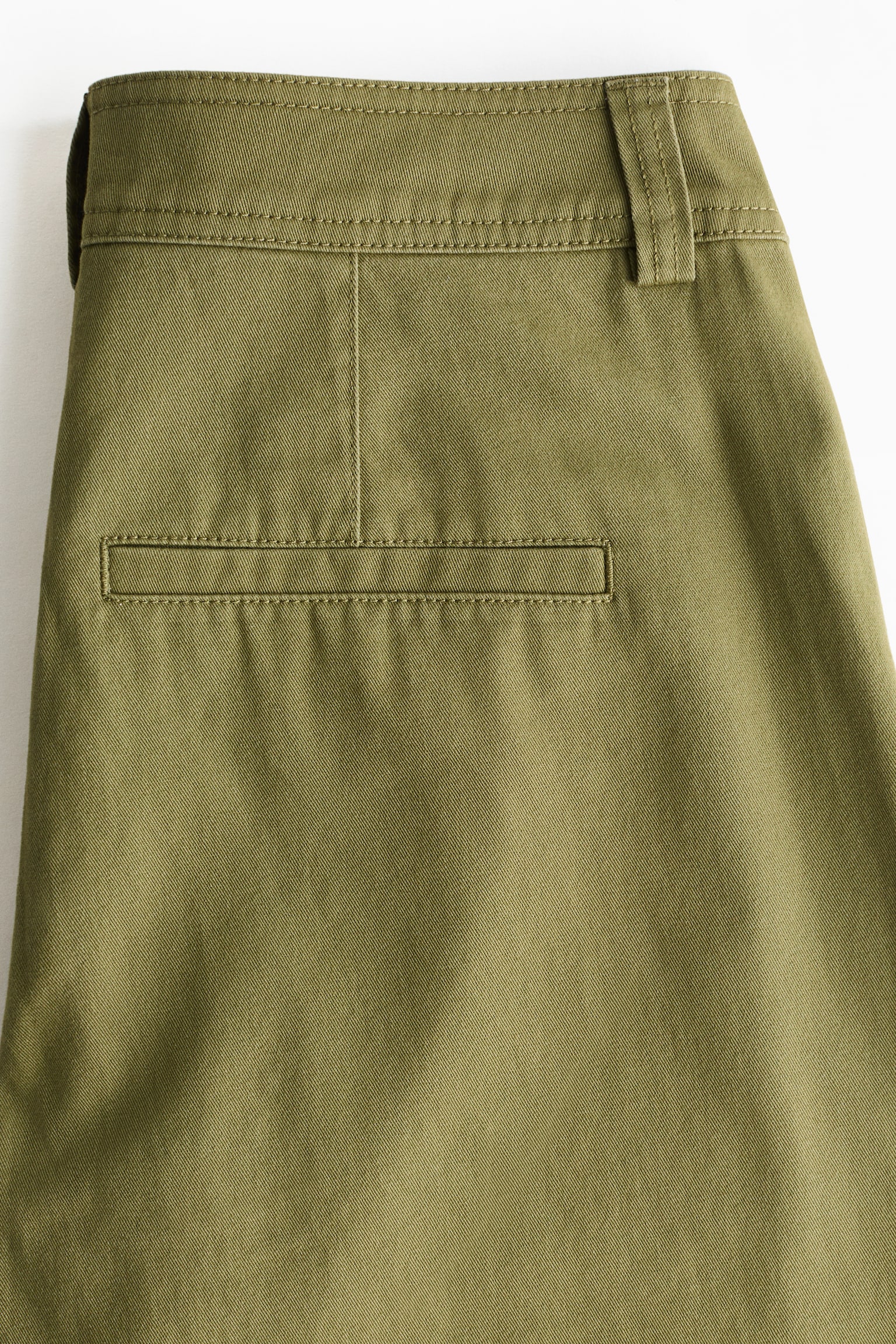 Barrel-leg cargo trousers - Khaki green - 6