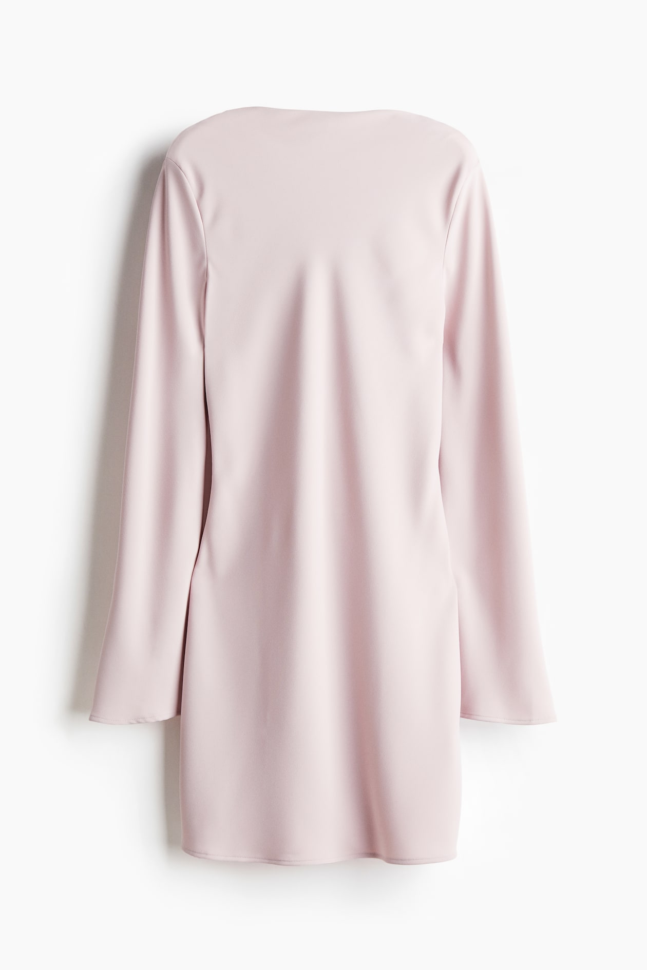 knee length dresses for ladies Hot Pink Satin Cowl Neck Sleeveless Mini Slip Dress main image 1