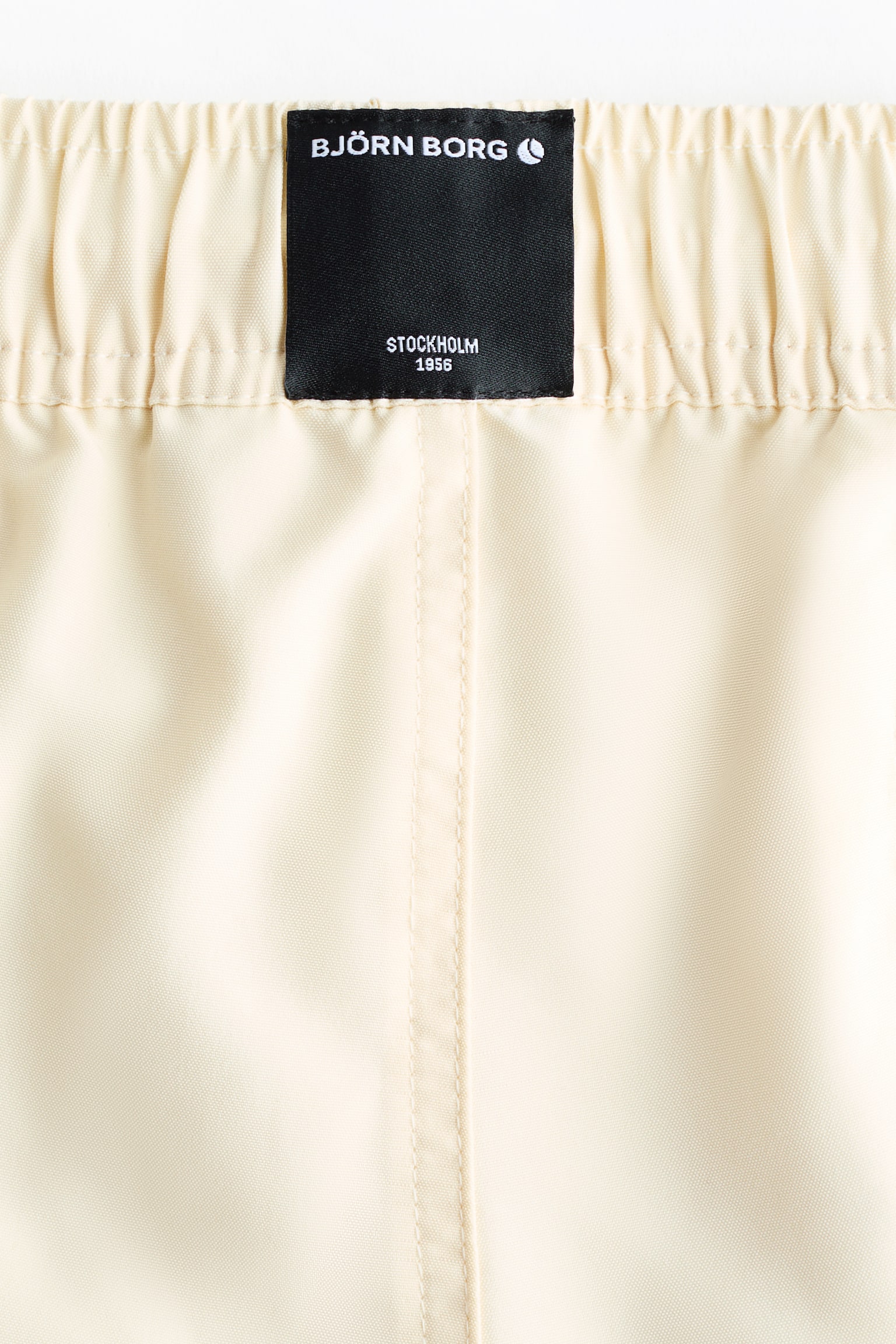 Borg Solid Swim Shorts - Yellow/Light Pink/Grey - 3