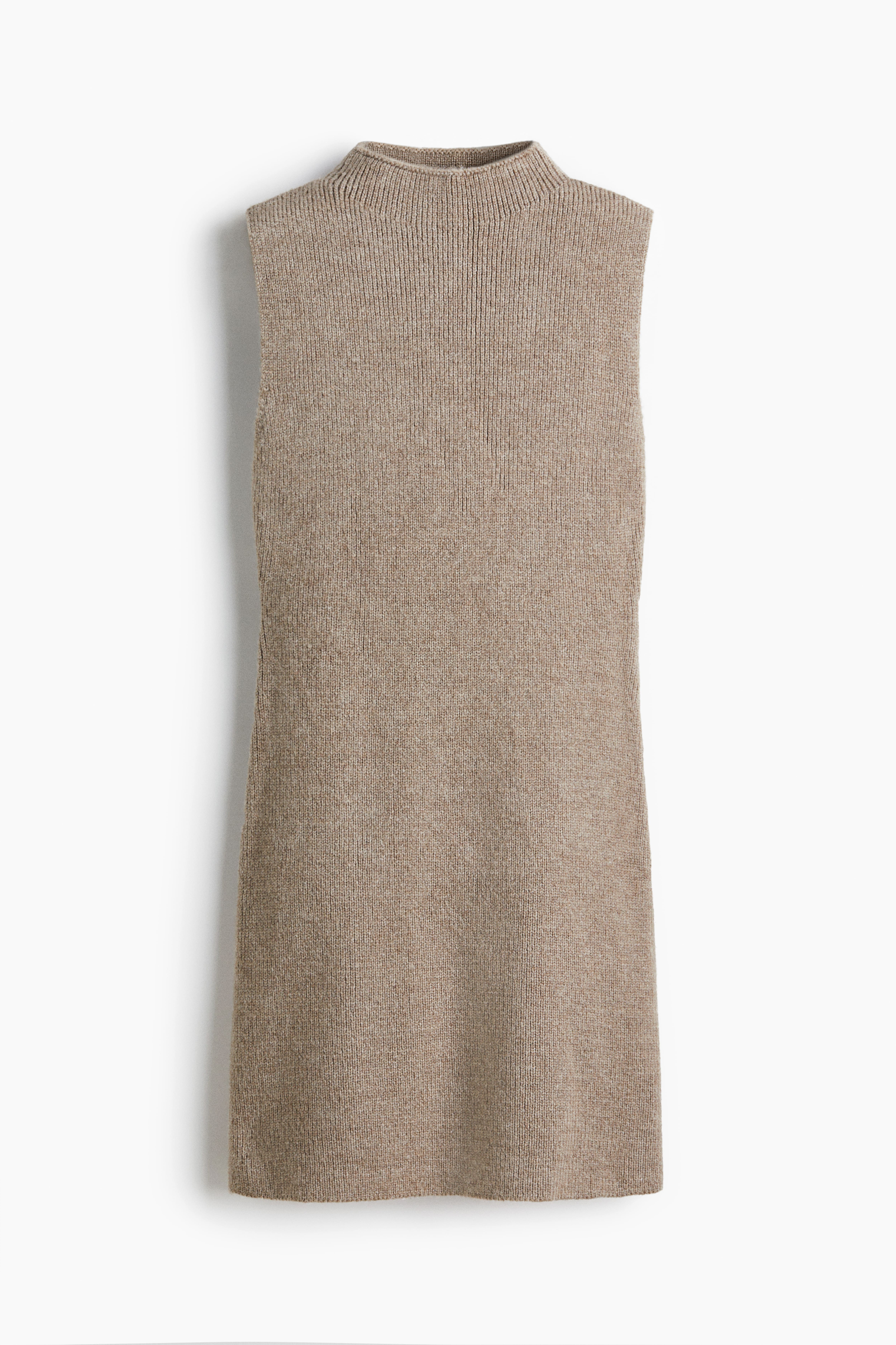 Knit Mock Turtleneck Dress
