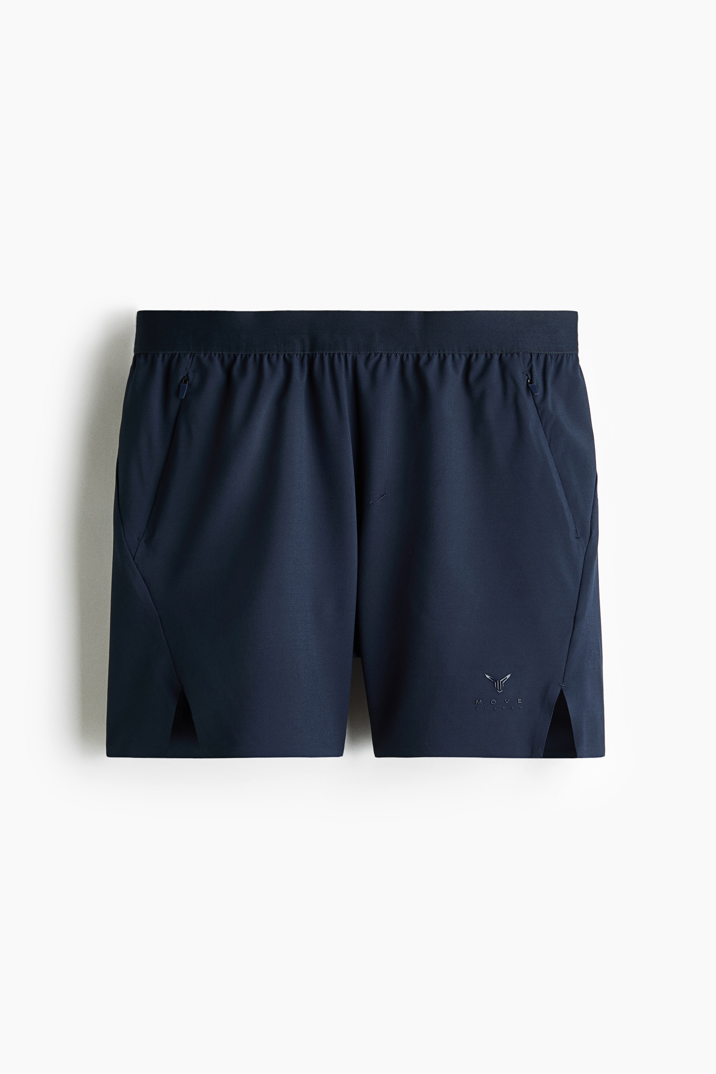 H & M - Halblange Sportshorts mit DryMove - Blau - Sportswear