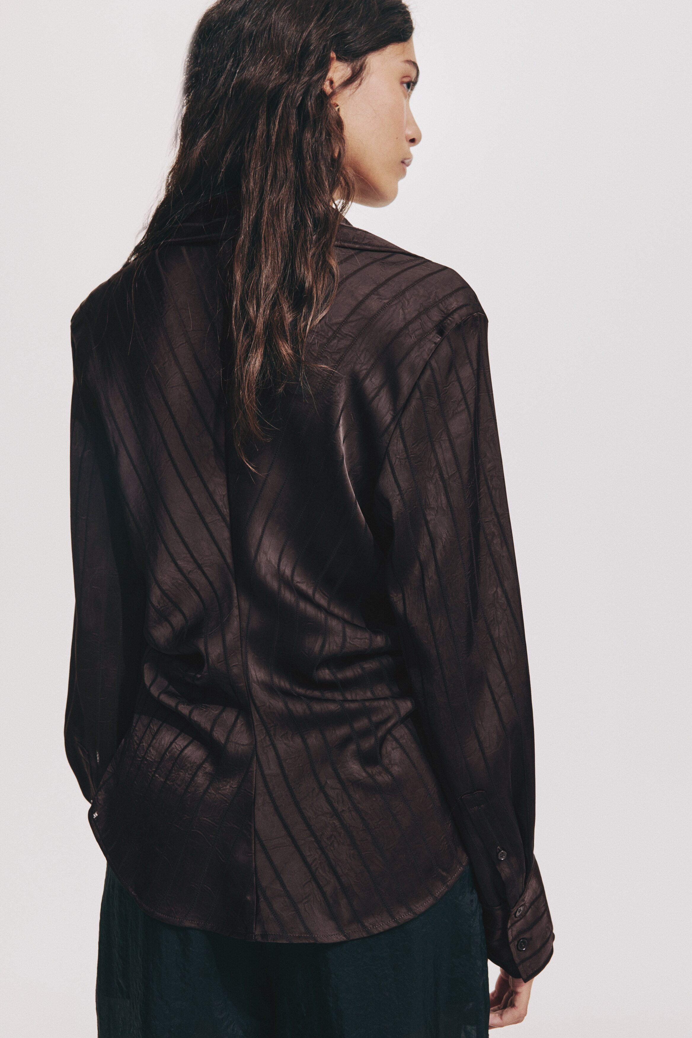 Draped shirt