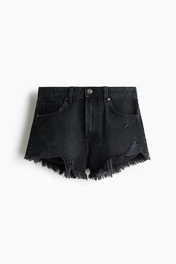 Женские шорты H&M Distressed-Look Denim Shorts
