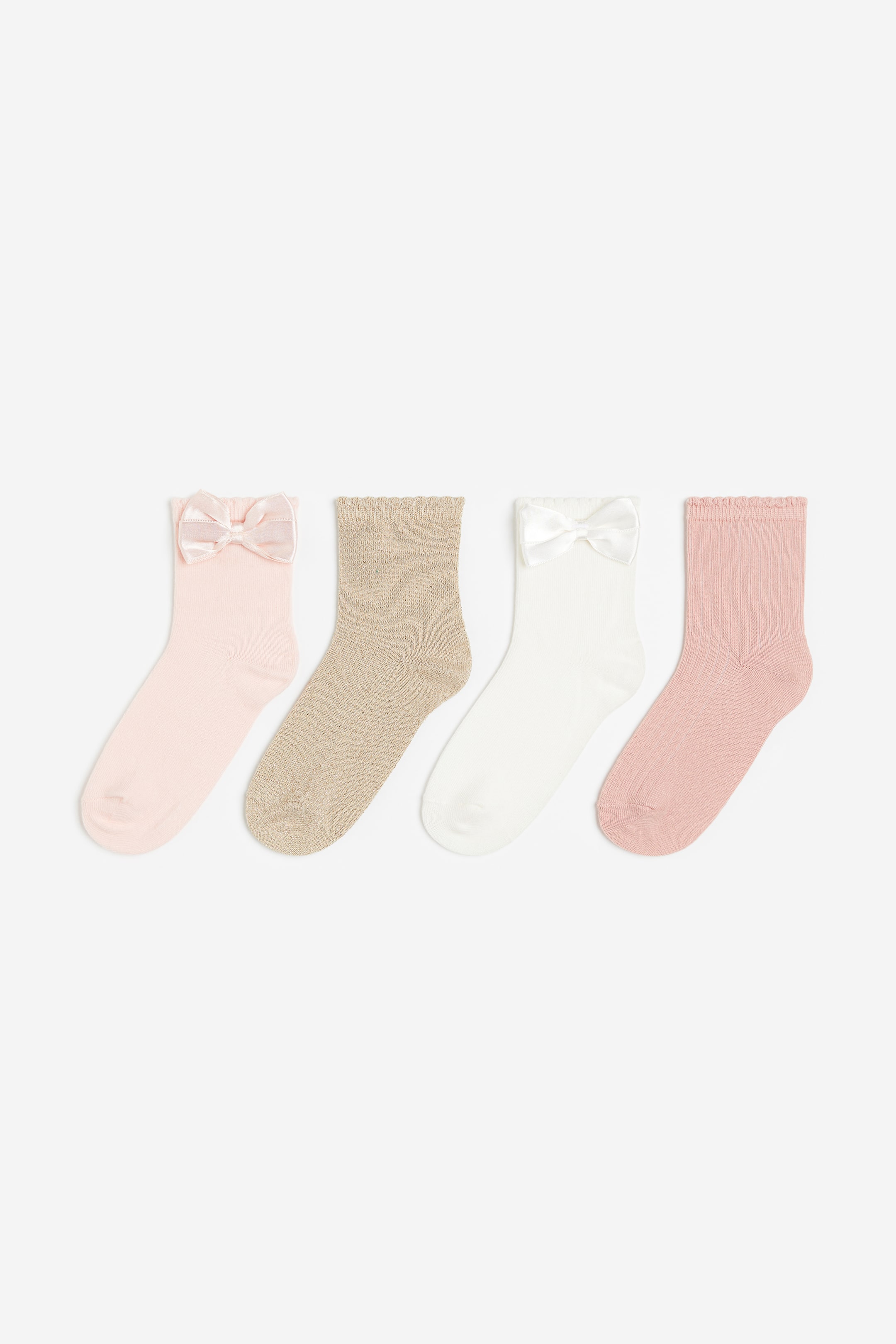 4-pack Ruffle-trimmed Socks