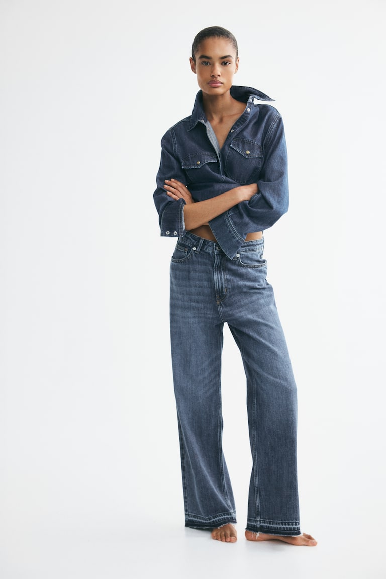 Wide High Waist Jeans