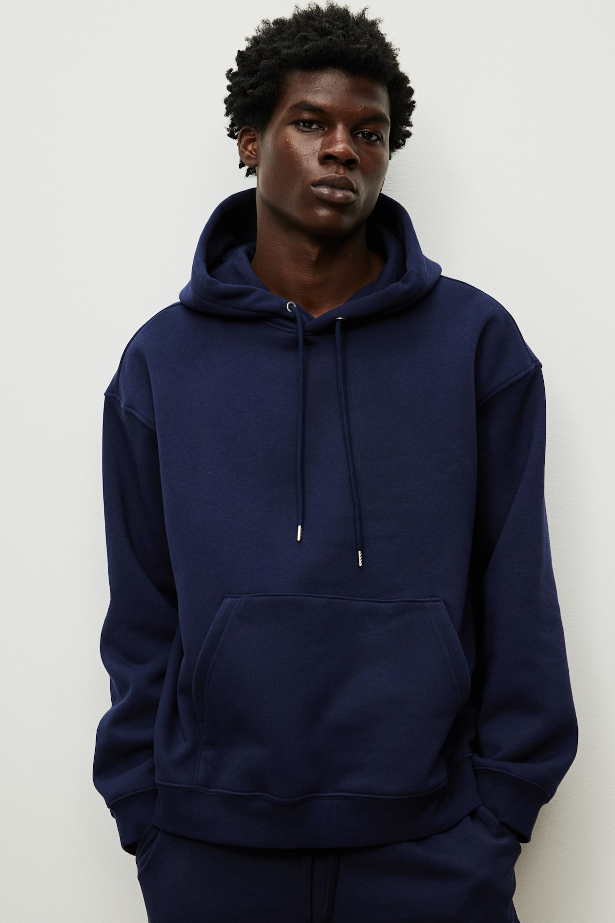 H&m Navy Mens Hoodie Zip H&m Mens Navy Zip Up Hoodie Blue