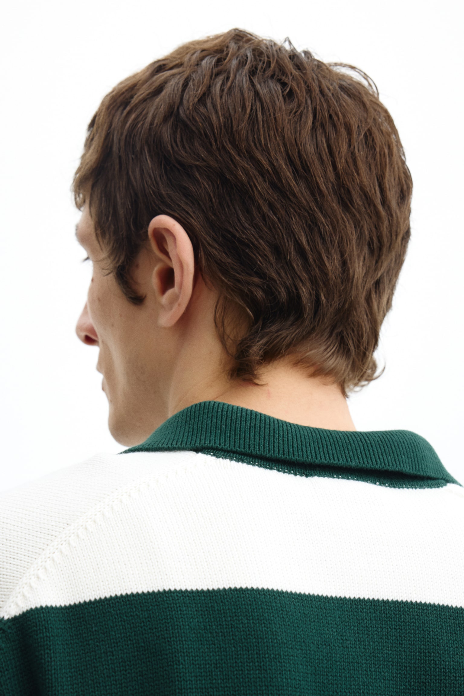 Сорочка поло Relaxed Fit - Темно-зелений/смужки/Синій/смужки - 6