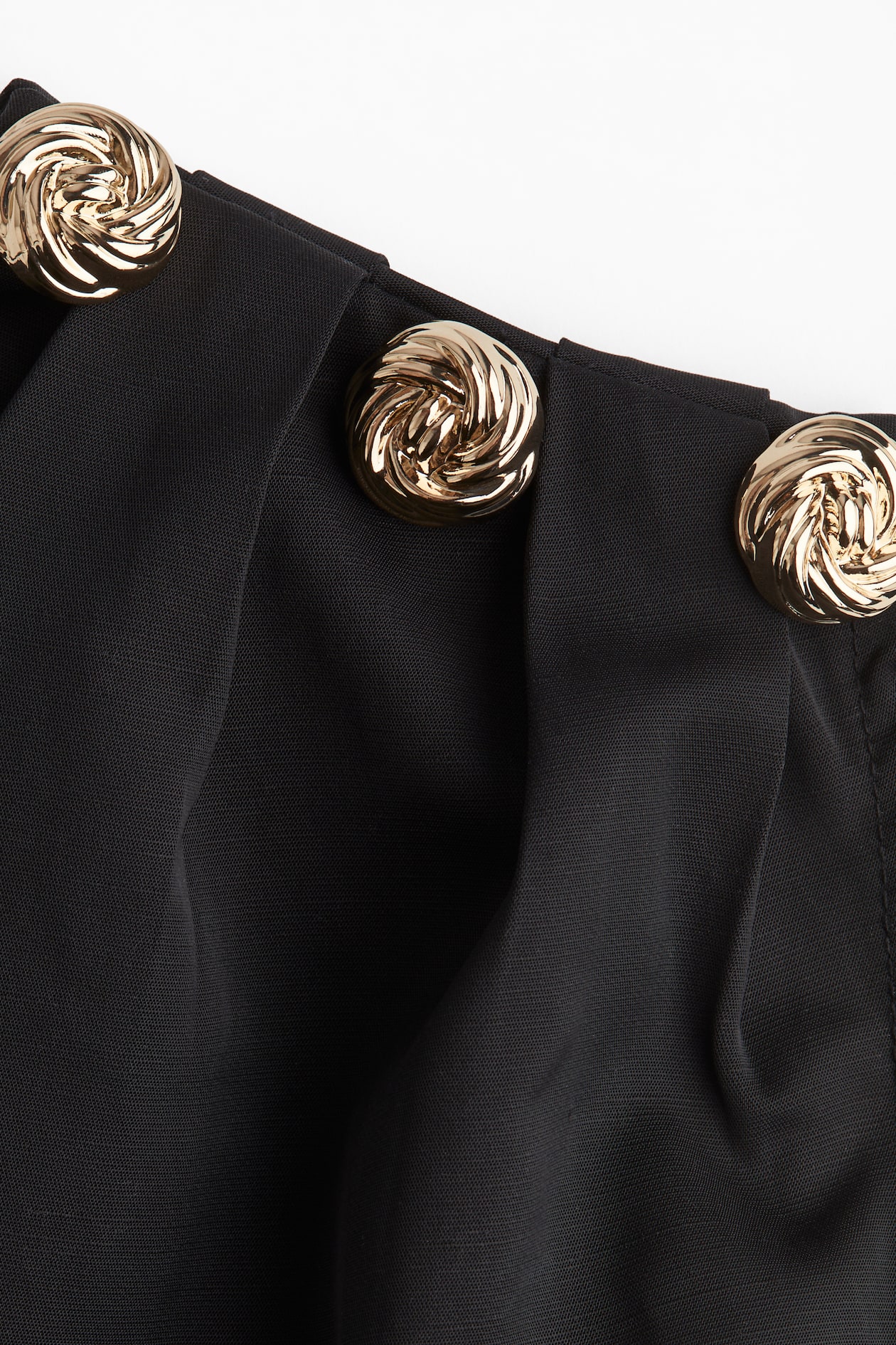 Button-Detail One-Shoulder Top - image 4
