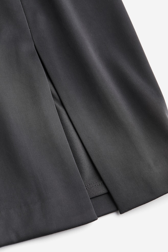 Pencil skirt - Dark grey/White - 3