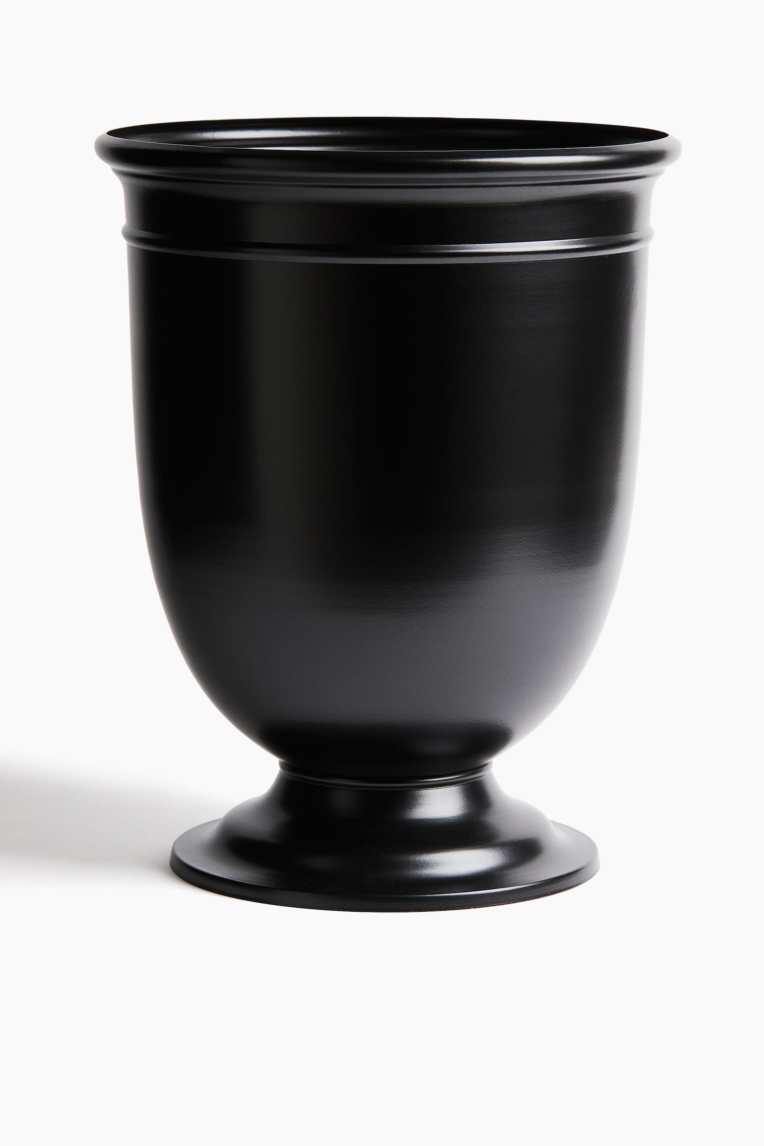 Tall metal plant pot - 1