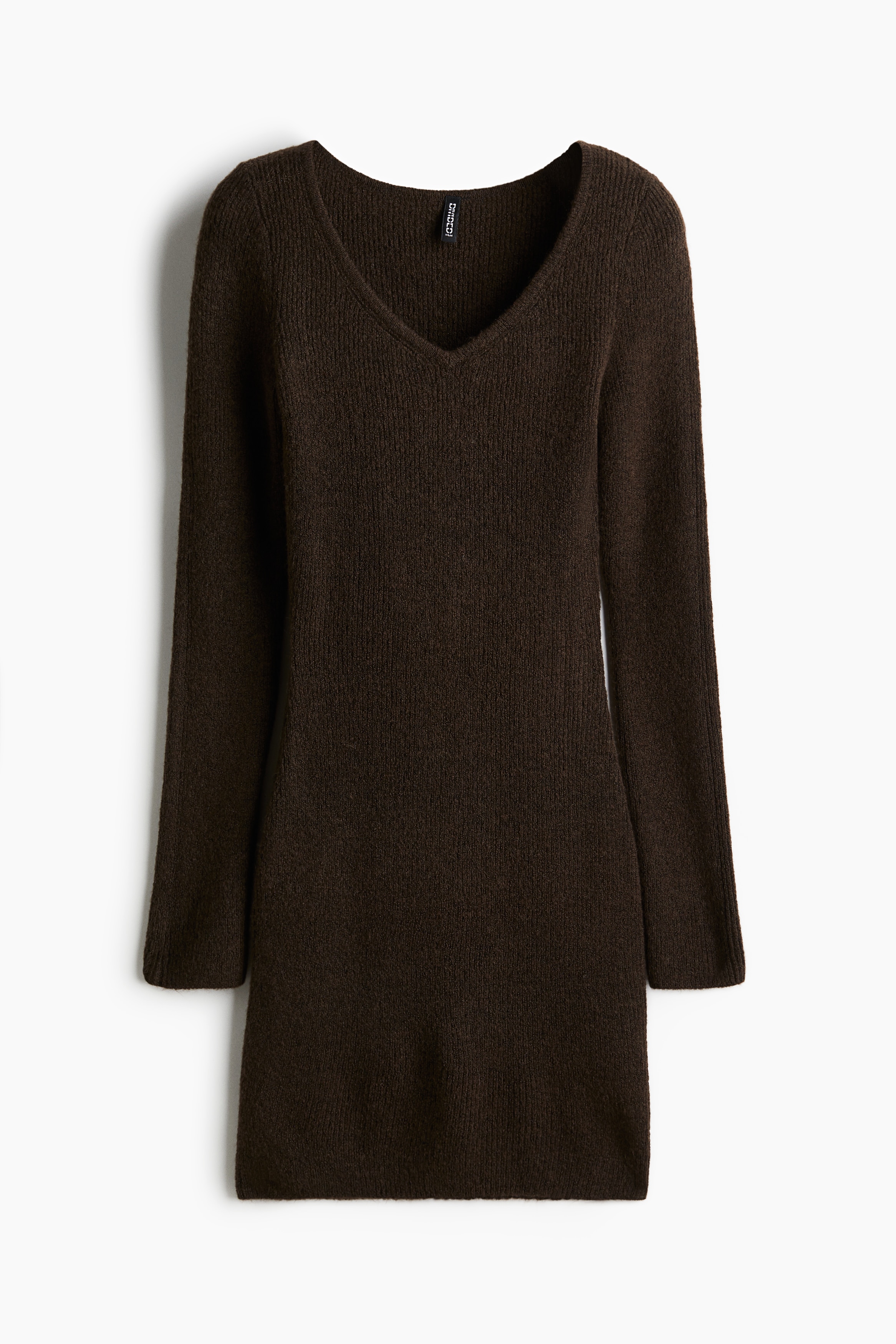 Women's Black Rib-Knit Bodycon Dress | H&M US
