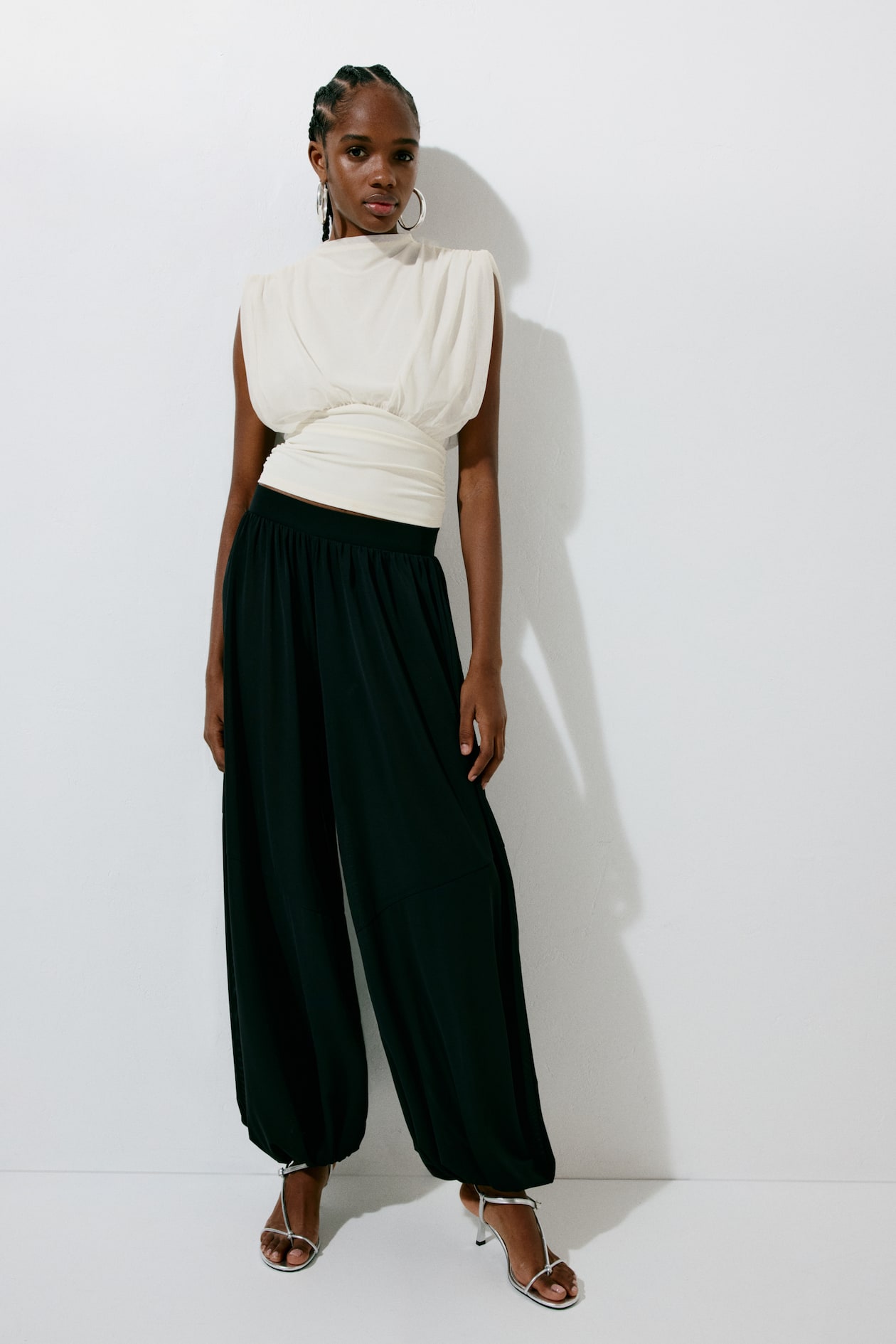 Draped Sleeveless Top - image 5