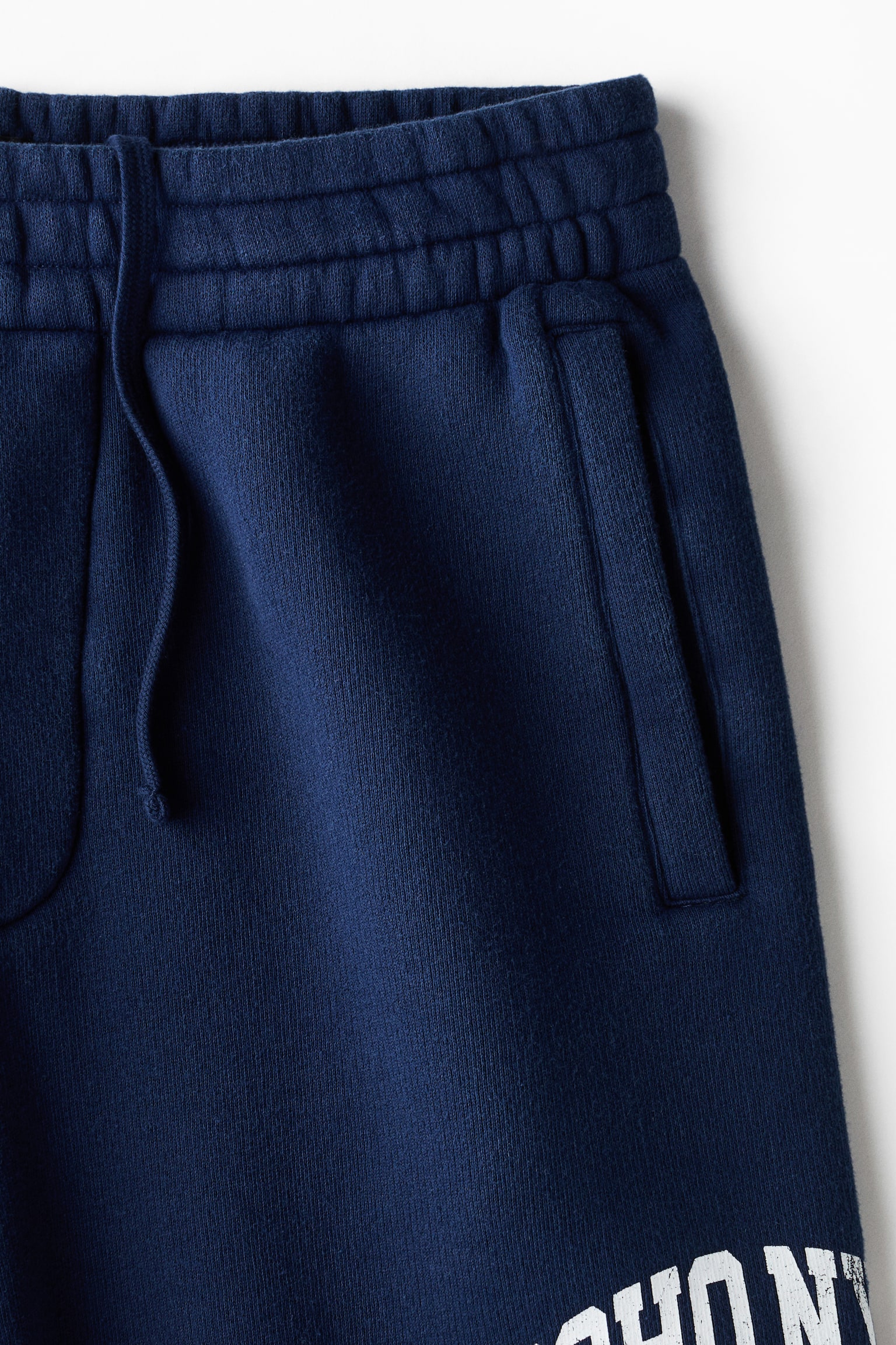 Шорти Relaxed Fit - Темно-синій/SoHo NYC/Світло-сірий меланж/SoHo NYC - 2