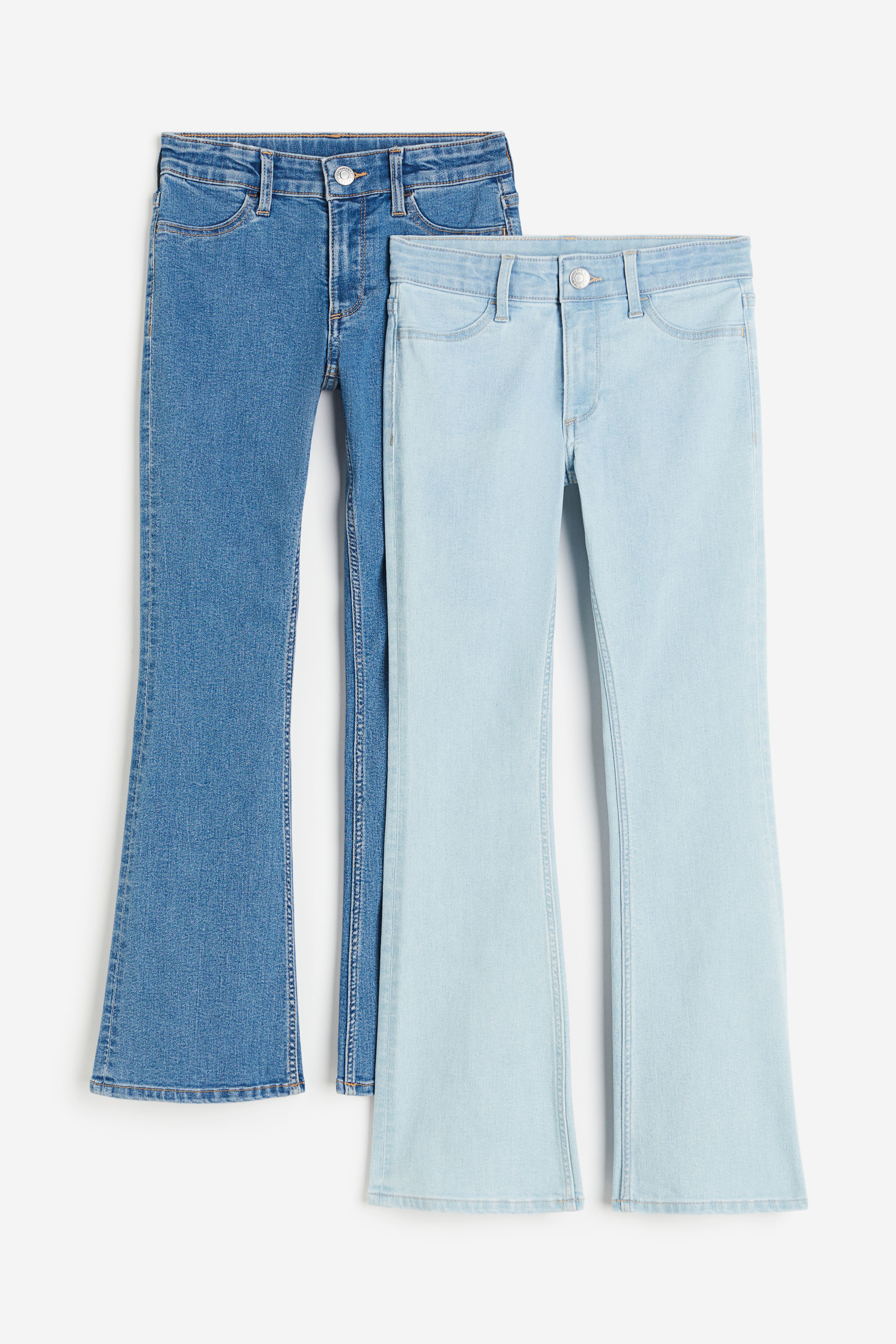 Kids fashion Flared Jeans 2pack