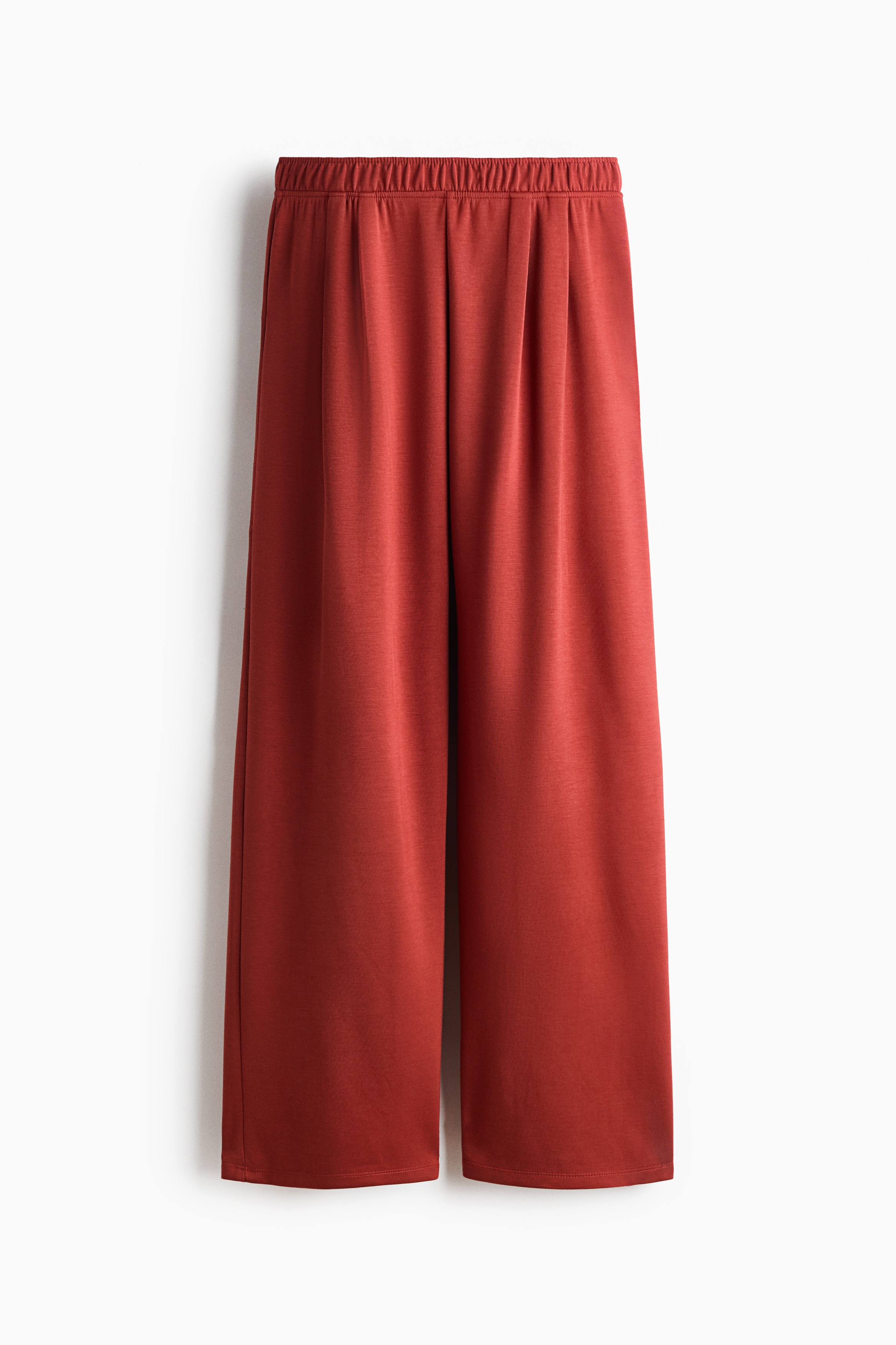 Pantaloni pull-on ampi - Rosso/Nero