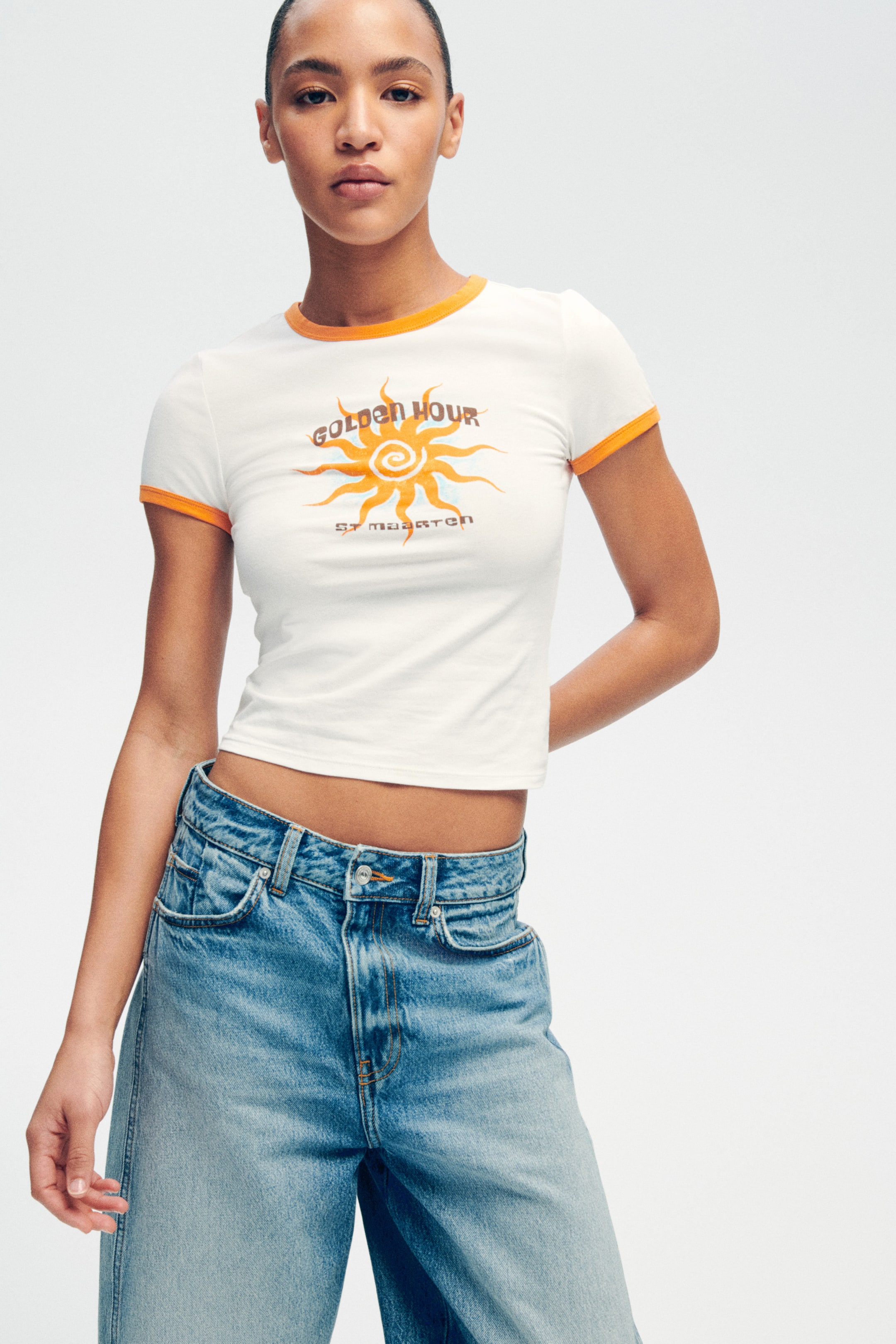 T-shirt ajusté en coton