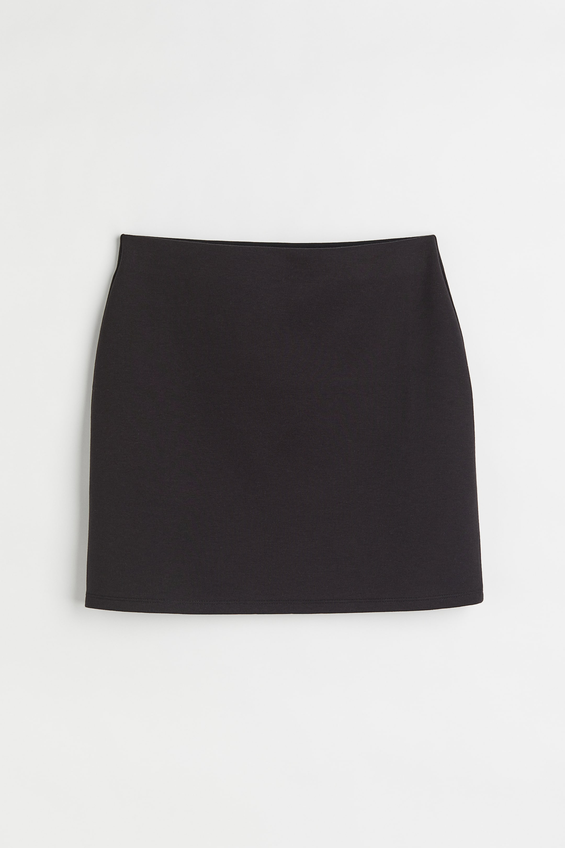 Short Jersey Skirt - High waist - Short - Black - Ladies | H&M US