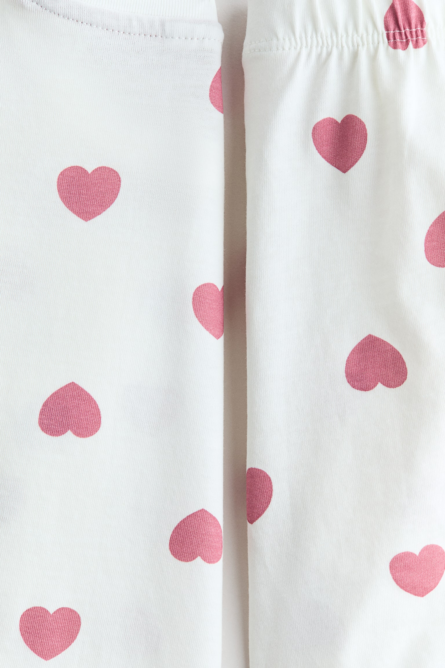 Cotton pyjamas - White/Pink hearts/Light purple/Unicorns/White/Lemons/White/Unicorns/Light pink/Strawberries - 2