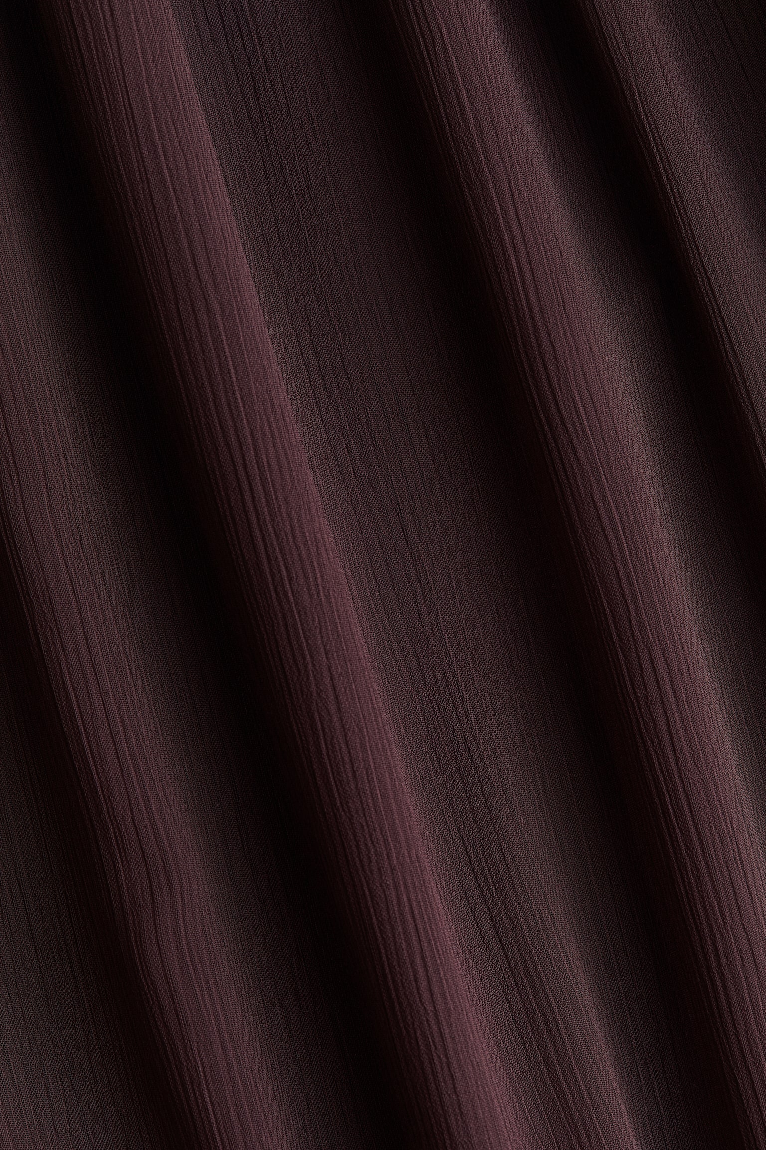 Vestido oversized con apariencia de capas - Café oscuro - 5