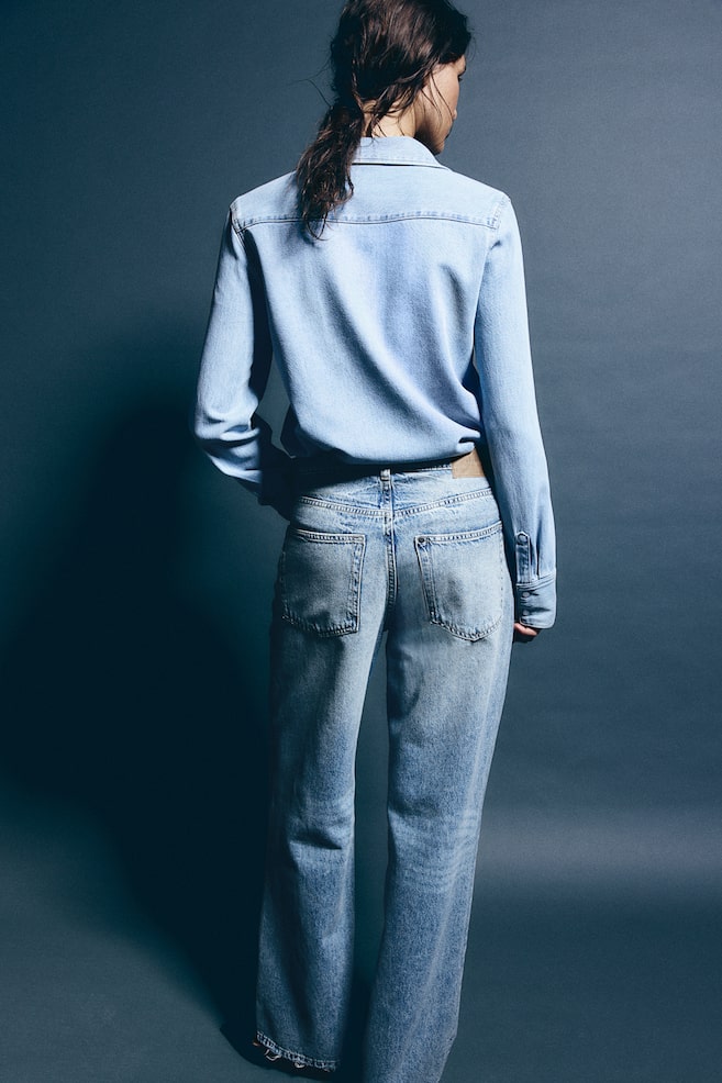 Wide Ultra High Jeans - Denimblå/Lys denimblå/Lys gråbeige/Hvid/Sort/Hvid - 5
