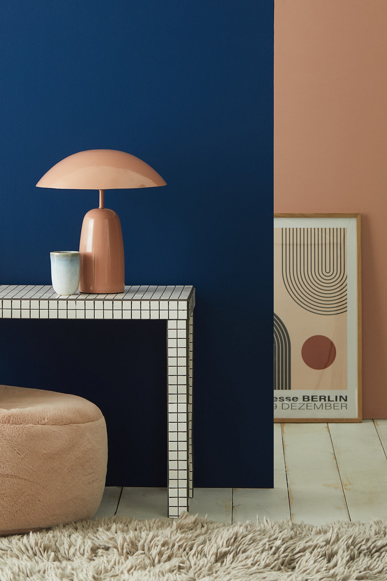 Metal Table Lamp - Rust pink - Home All | H&M US