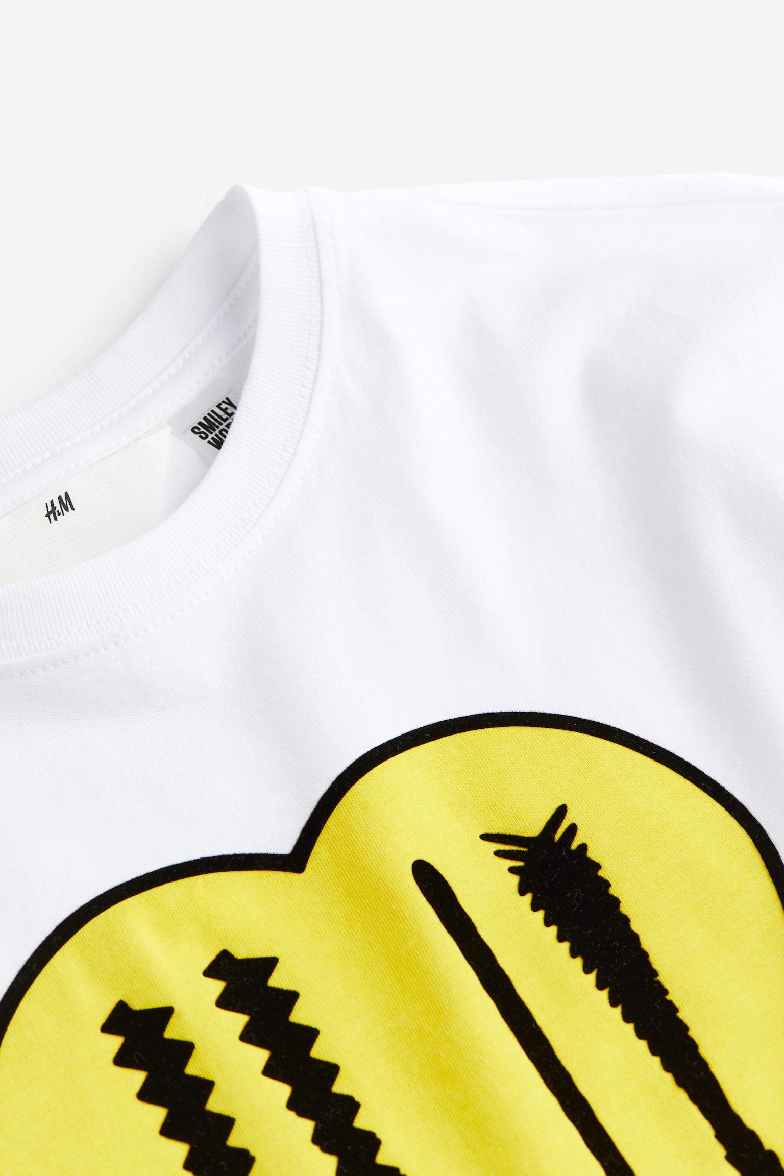 Printed T-shirt - White/SmileyWorld®/White/Batman/Grey marl/The Simpsons/Mustard yellow/Stranger Things/Blue/SpongeBob SquarePants/Black/SmileyWorld®/Natural white/The Mandalorian - 2