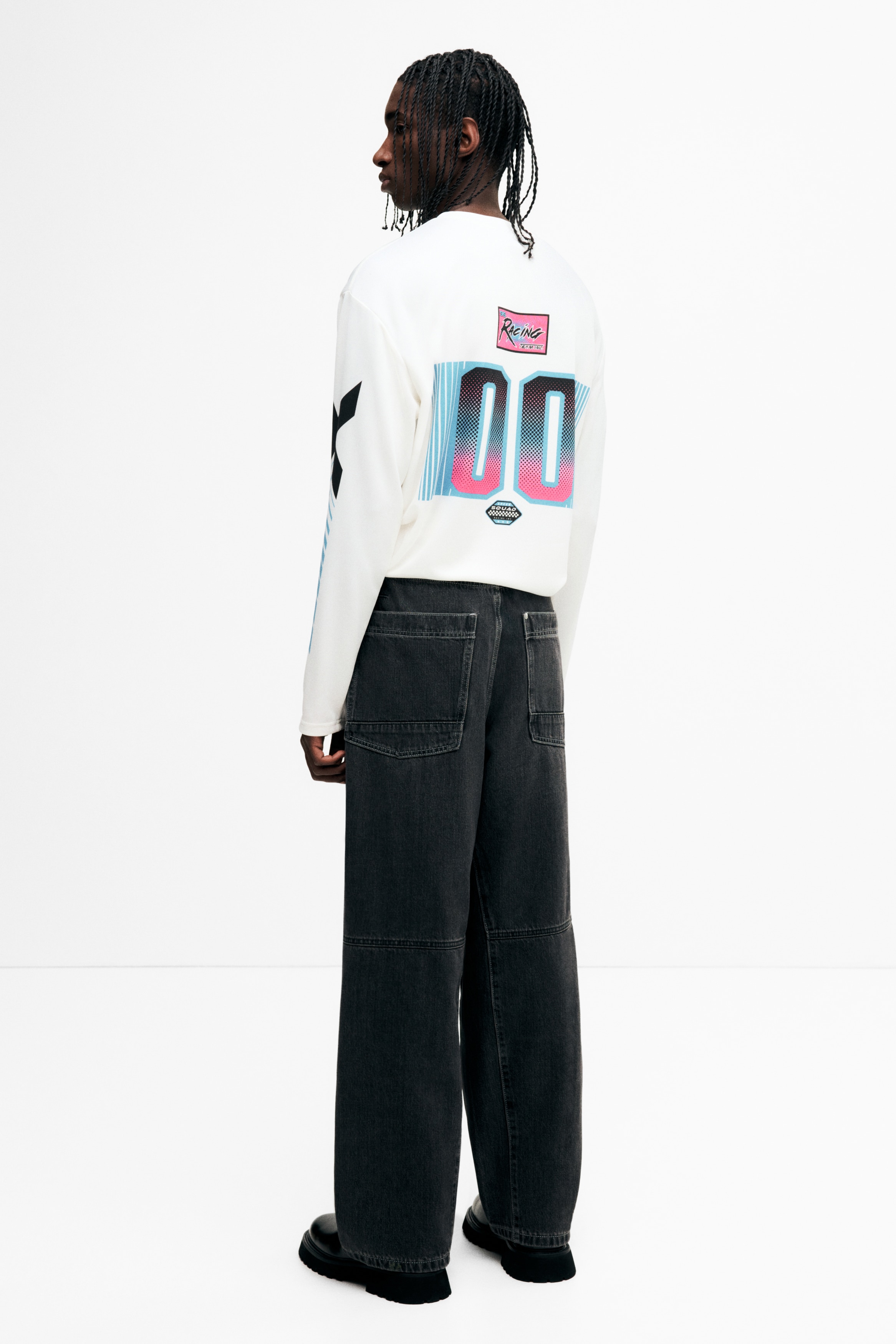 Baggy Biker Jeans
