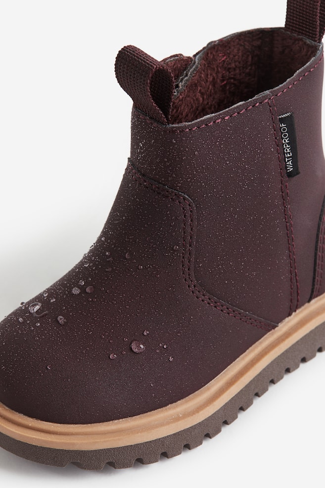 Waterproof Chelsea boots - Dark maroon/Black/Brown - 5