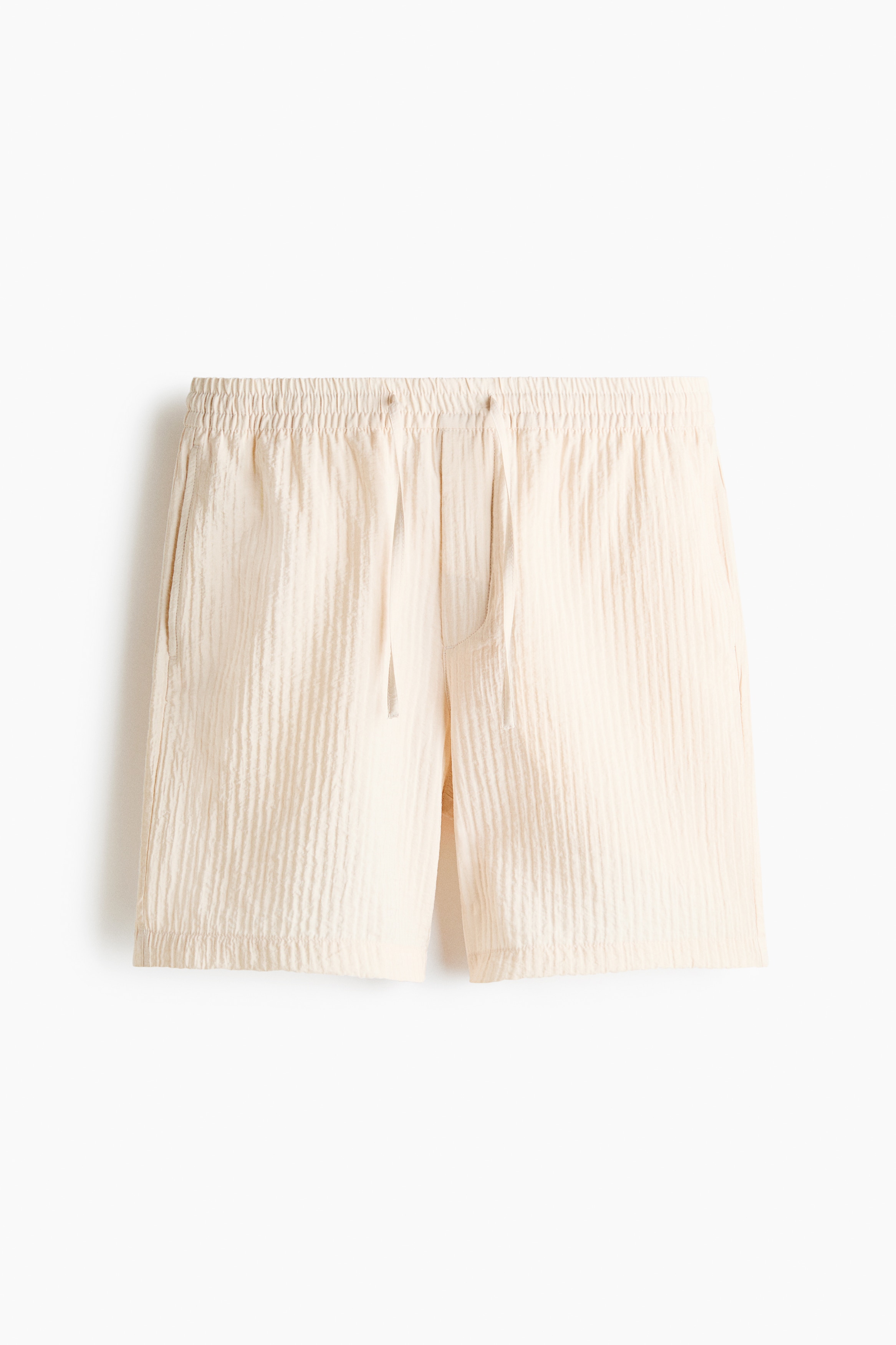 Relaxed-Fit Textured ShortsModel