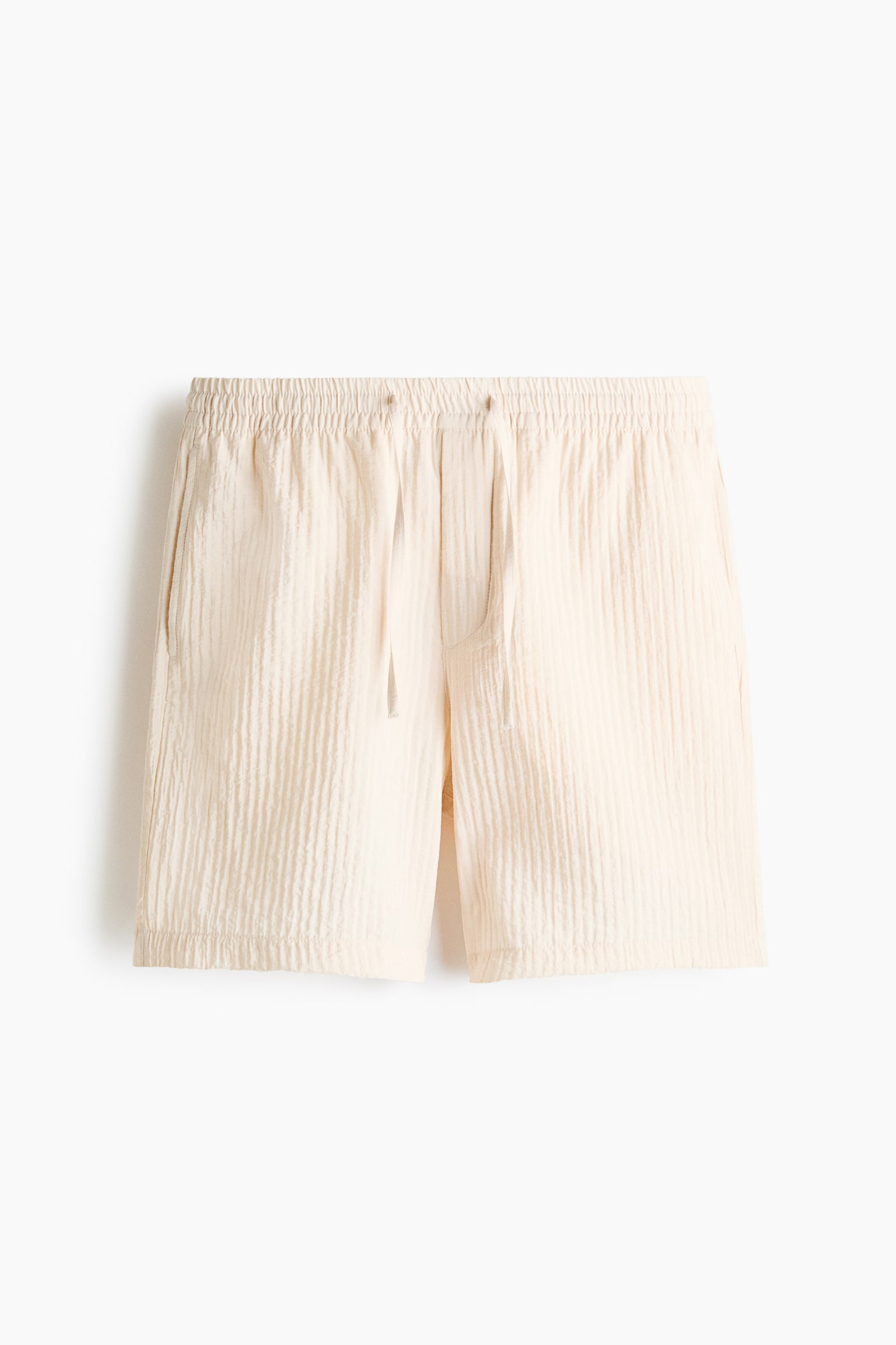 Szorty w strukturalny splot Relaxed Fit - Biały/Czarny/Burgundowy/Zieleń khaki - 1