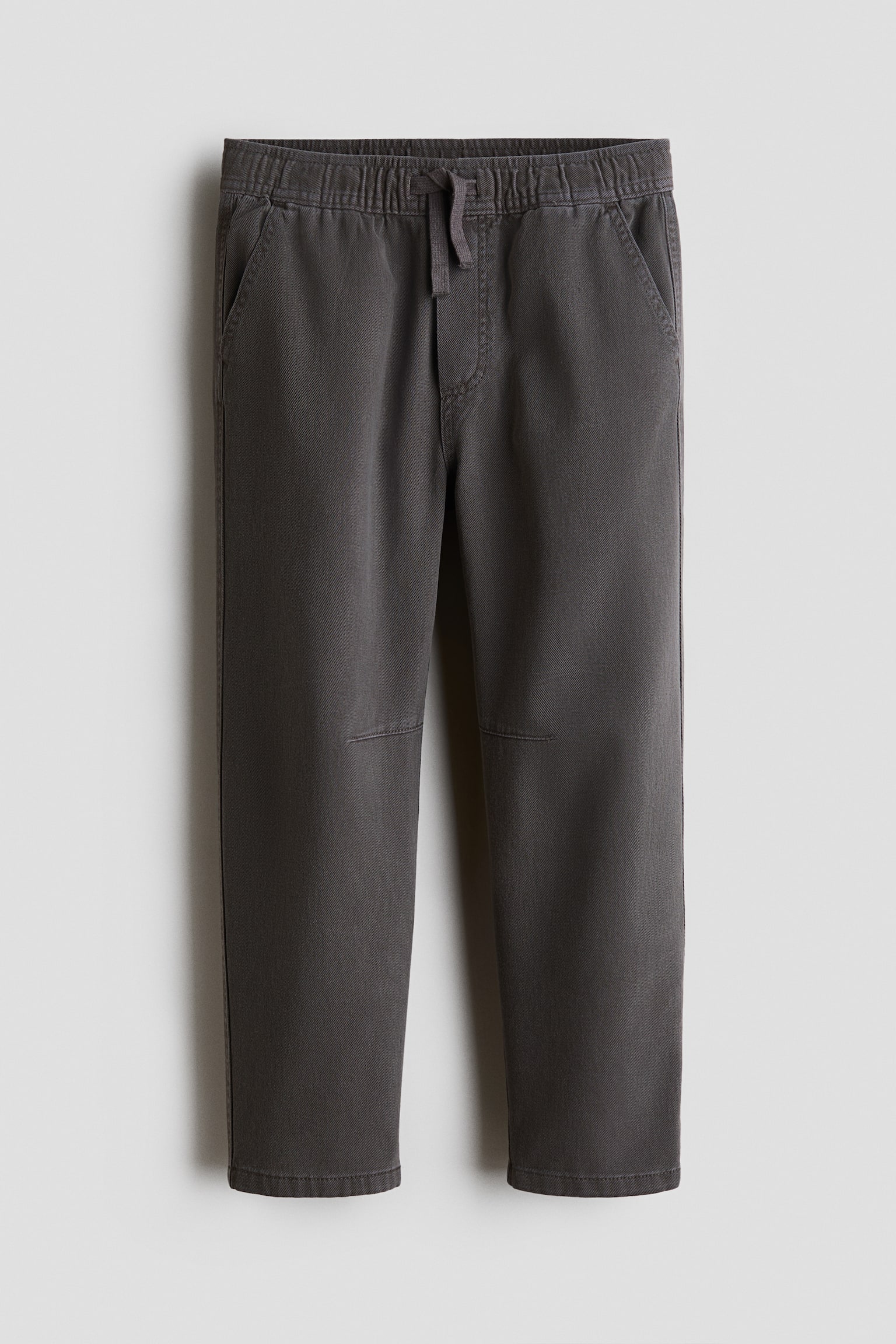 Pamuklu Gabardin Jogger Pantolon - Koyu gri