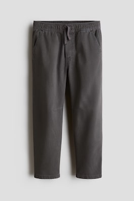 Joggers i bomullstwill