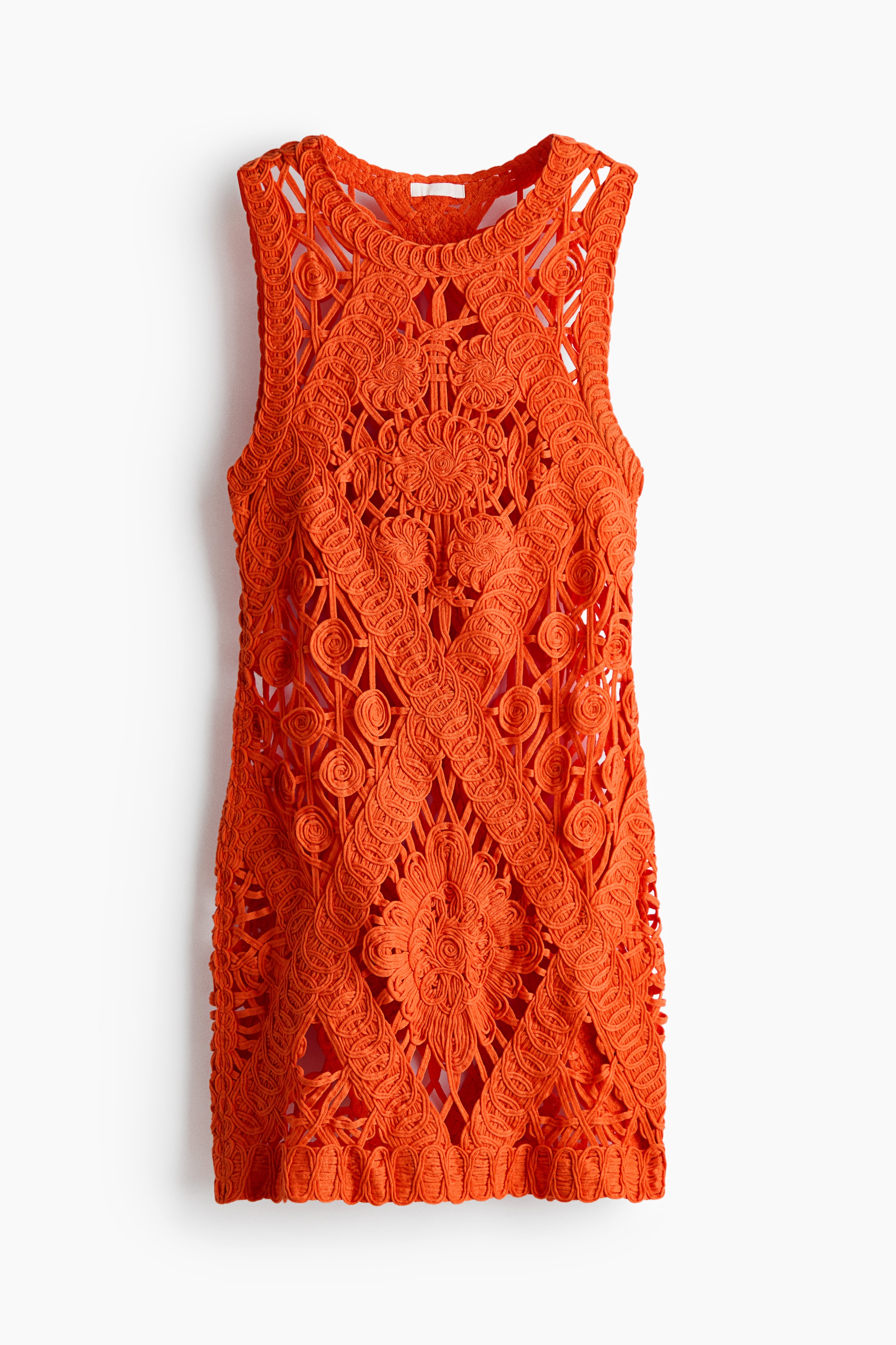 Minirobe façon crochet - Orange vif
